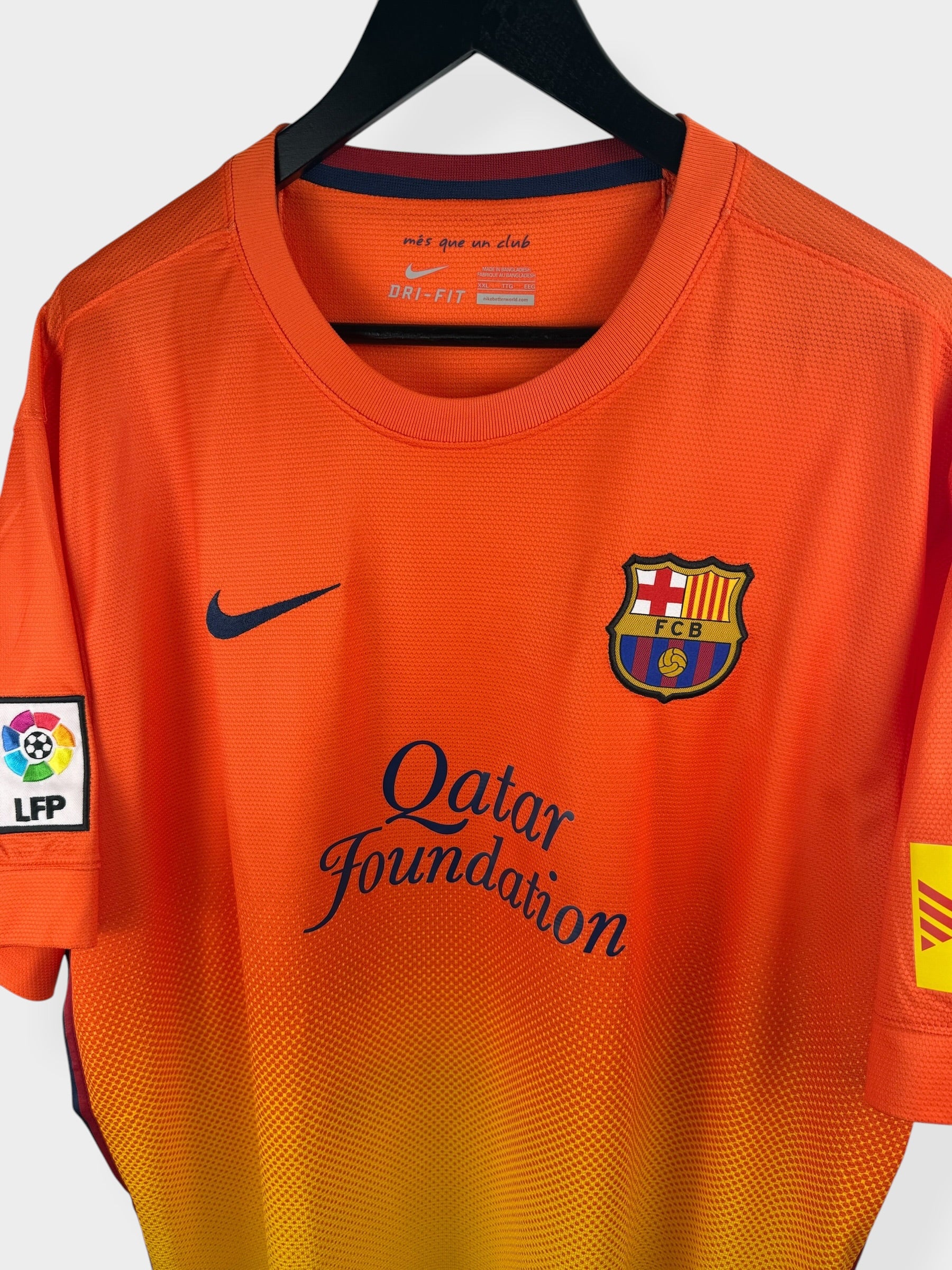 2012-13 BARCELONA AWAY SHIRT MESSI #10 XXL
