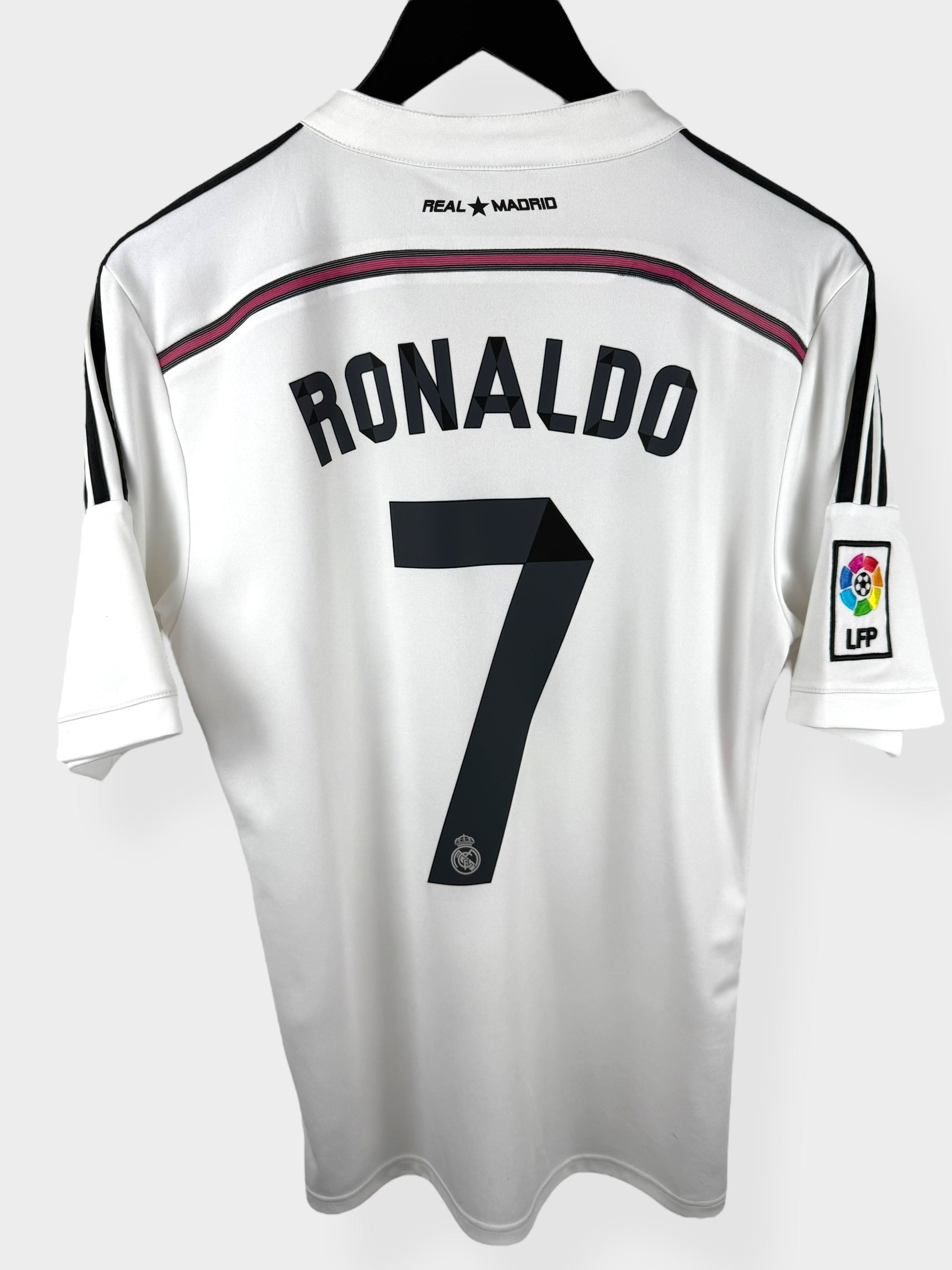 2014-15 REAL MADRID HOME SHIRT RONALDO #7 S - Authentic Football Club