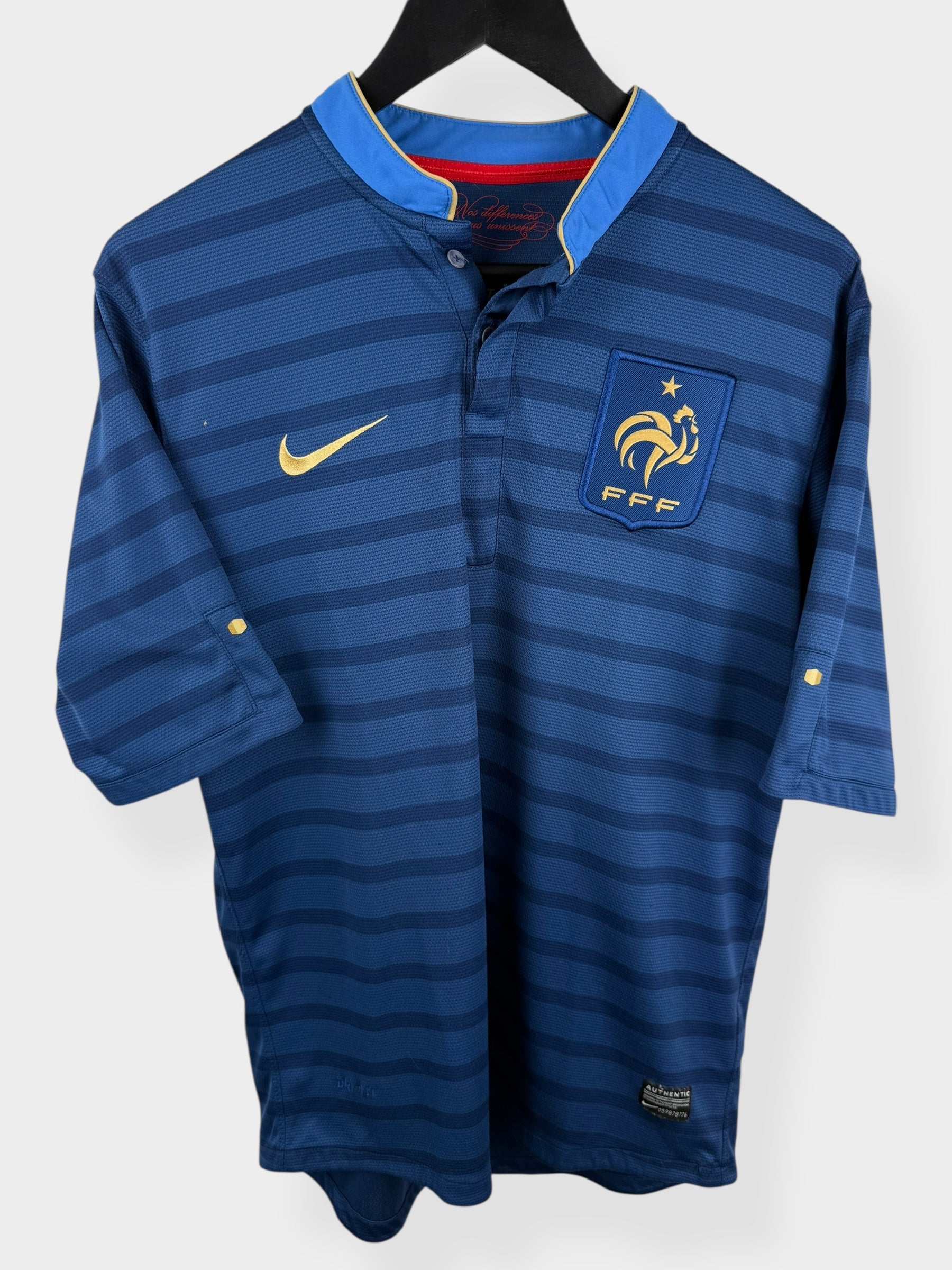 2012-13 FRANCE HOME SHIRT M - Authentic Football Club