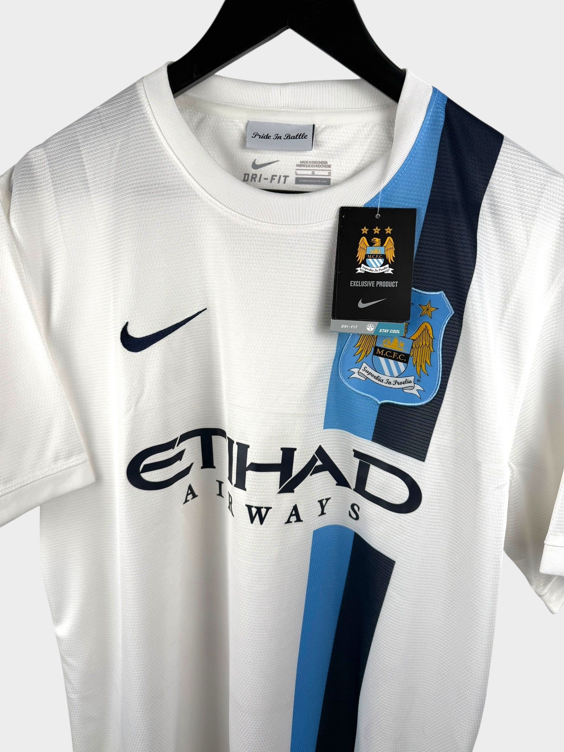 2013-14 MANCHESTER CITY THIRD SHIRT L - Authentic Football Club