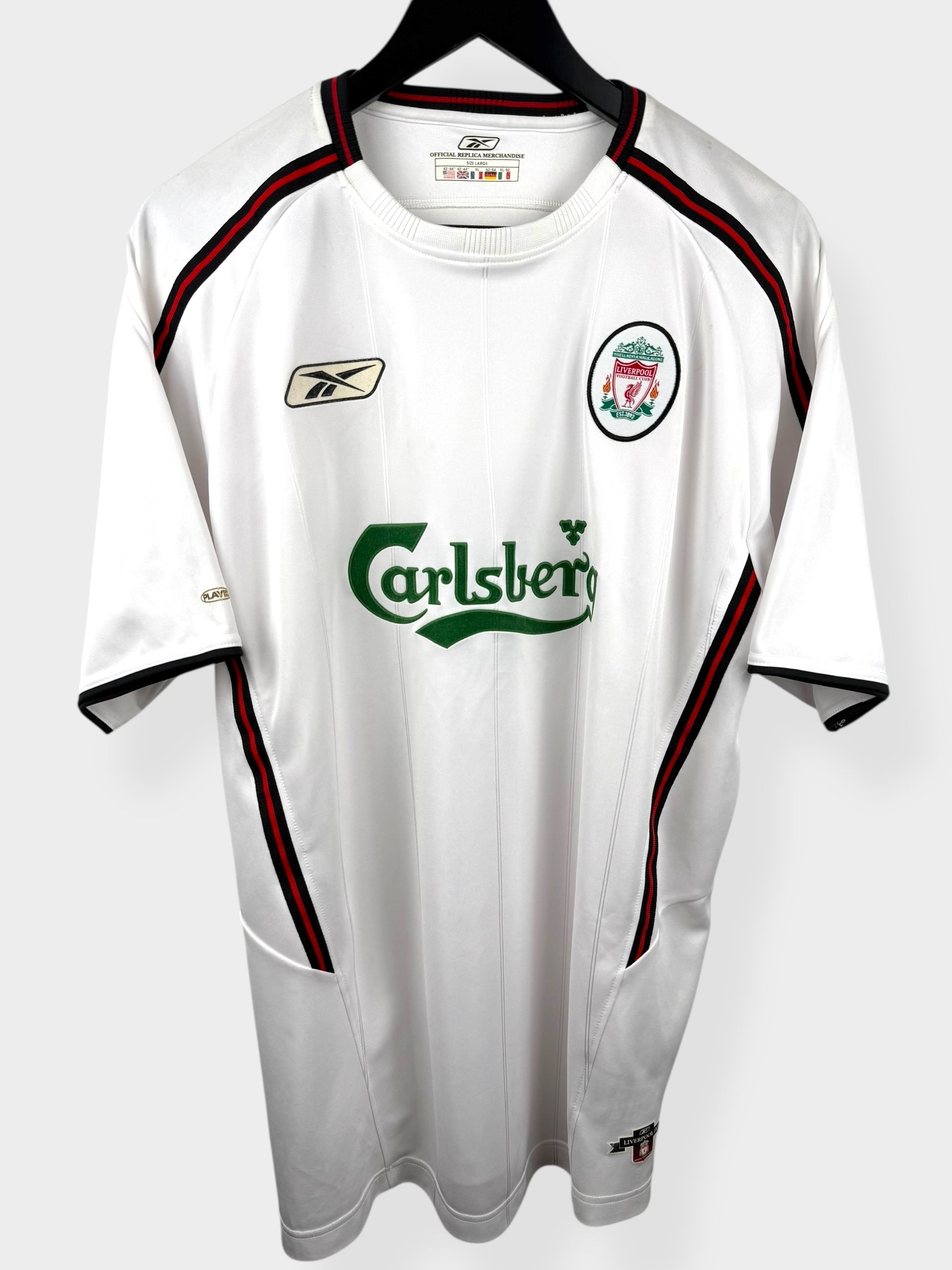 2003-05 LIVERPOOL AWAY SHIRT KEWELL #7 L
