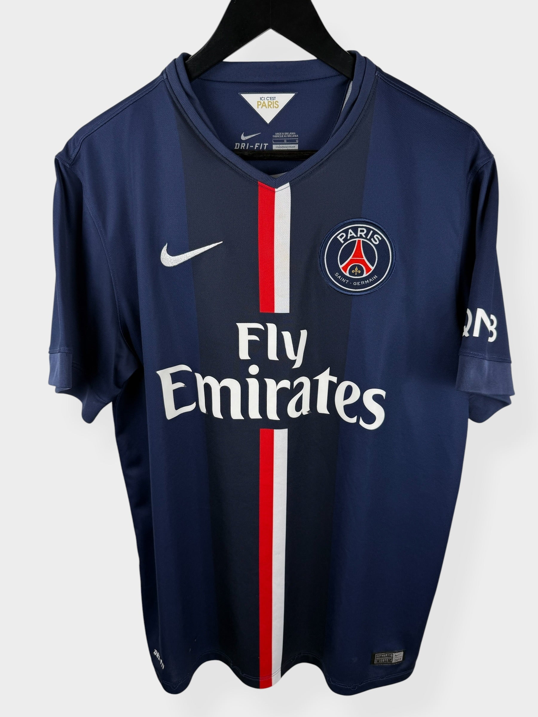 MAILLOT DOMICILE 2014-15 PARIS SAINT-GERMAIN LAVEZZI #22 L