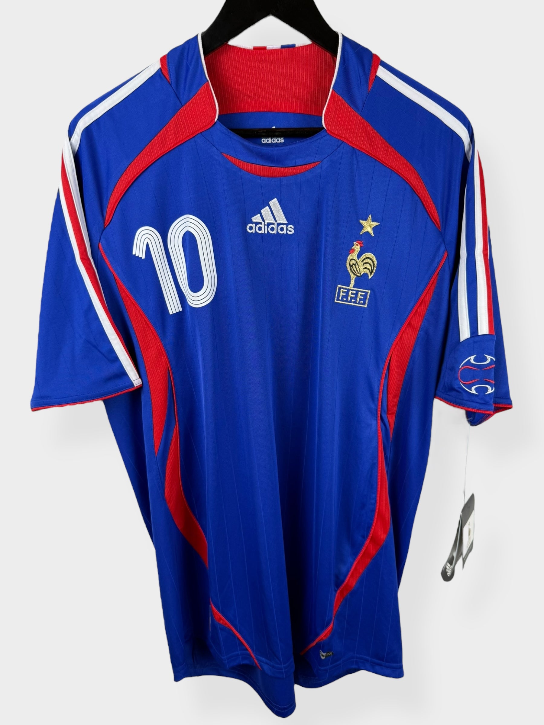 2006-07 FRANCE HOME SHIRT ZIDANE #10 L - Authentic Football Club