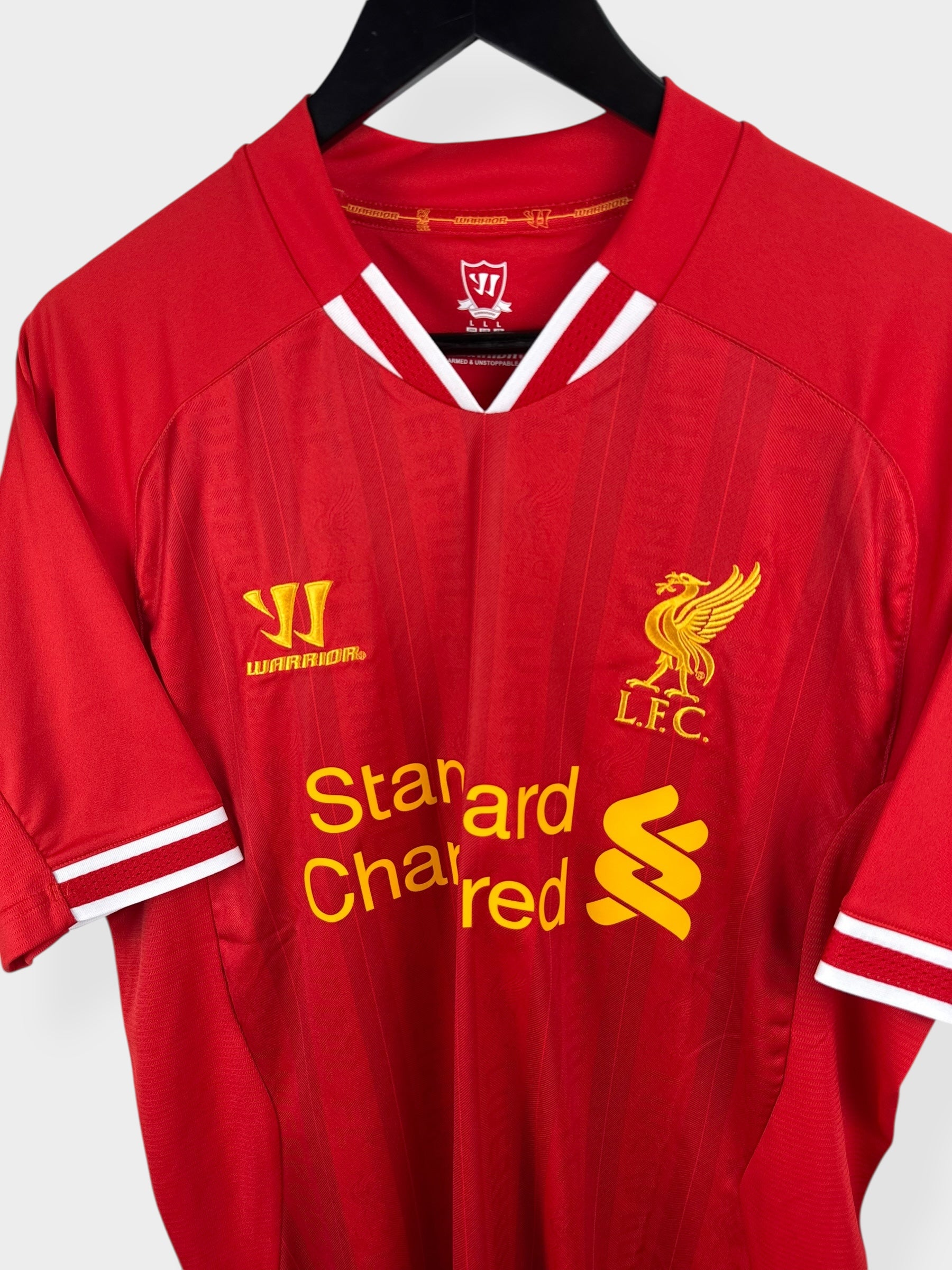 2013-14 LIVERPOOL HOME SHIRT L - Authentic Football Club