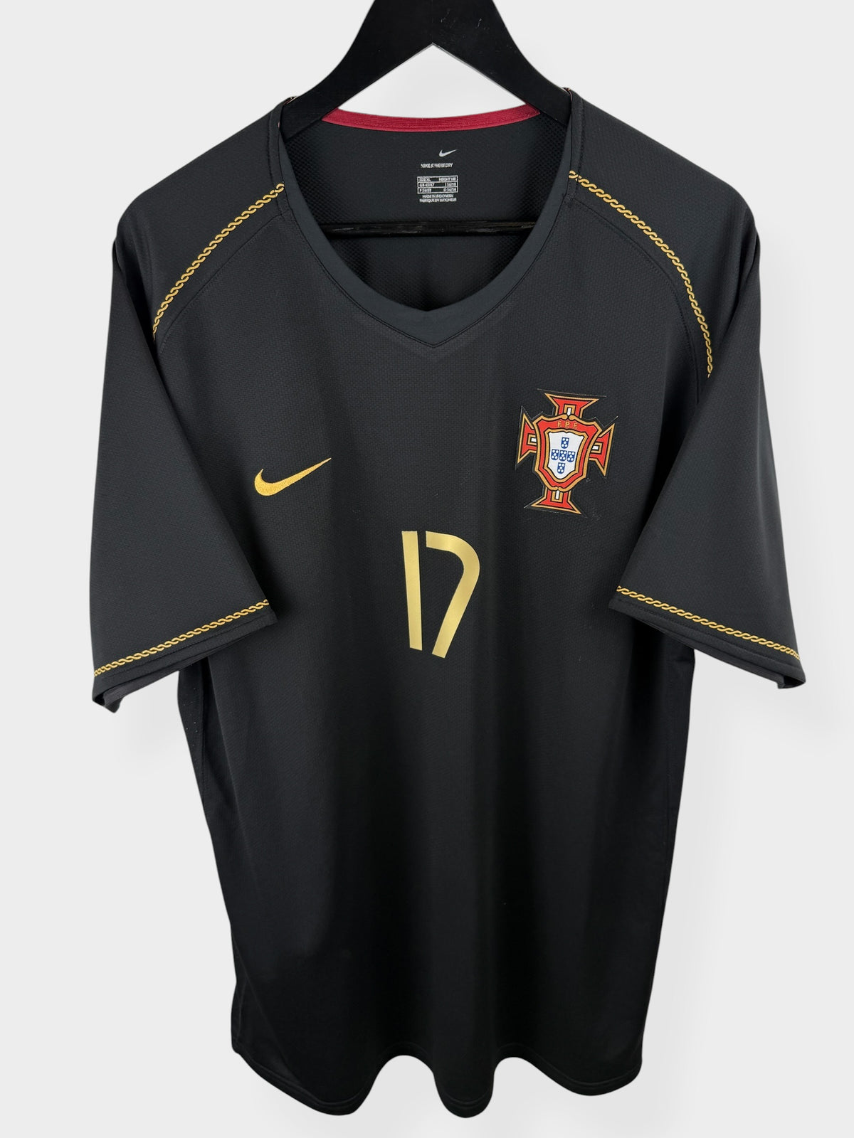 2006-08 PORTUGAL AWAY SHIRT RONALDO #17 XL