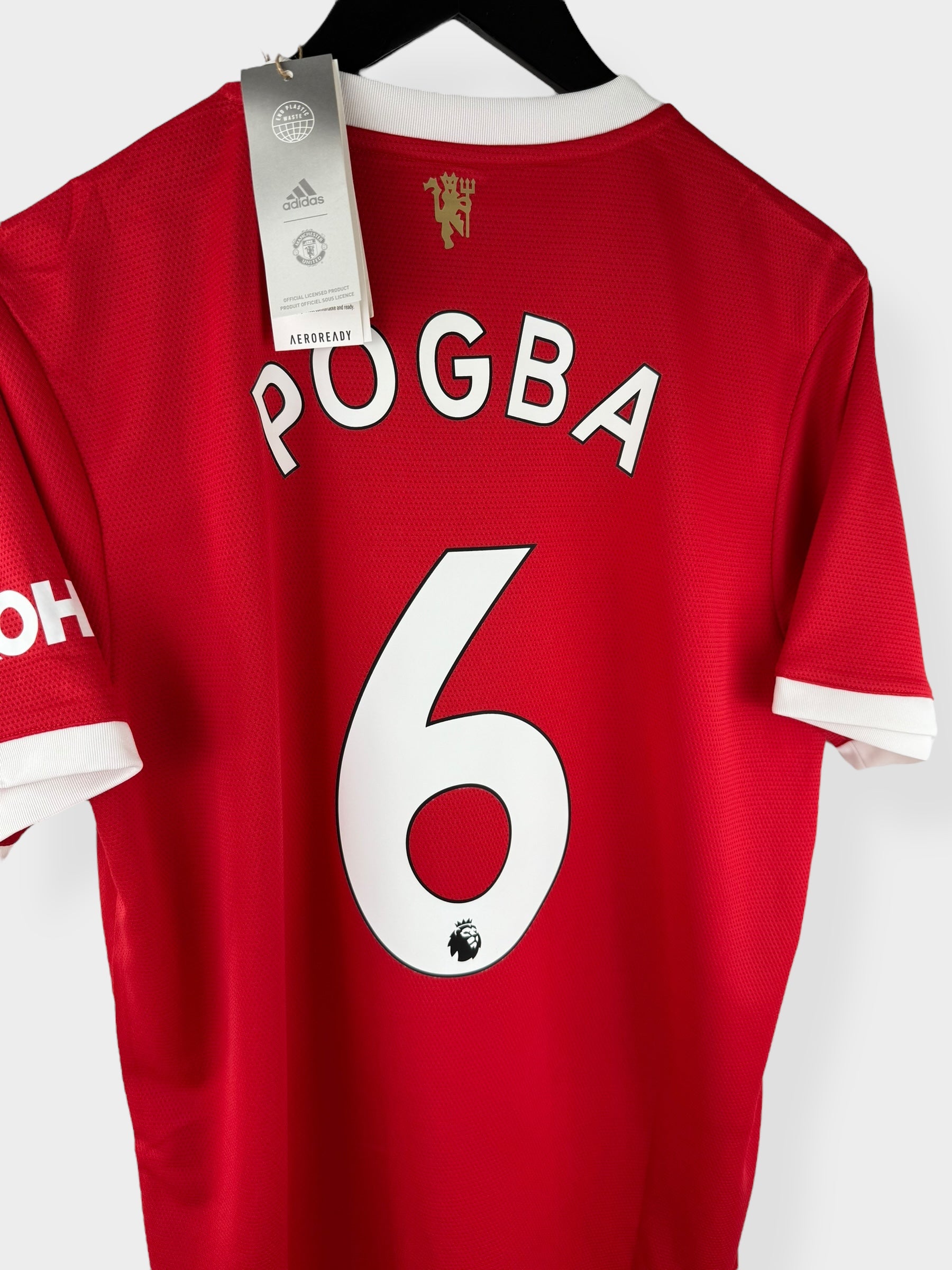 2021-22 MANCHESTER UNITED HOME SHIRT POGBA #6 L