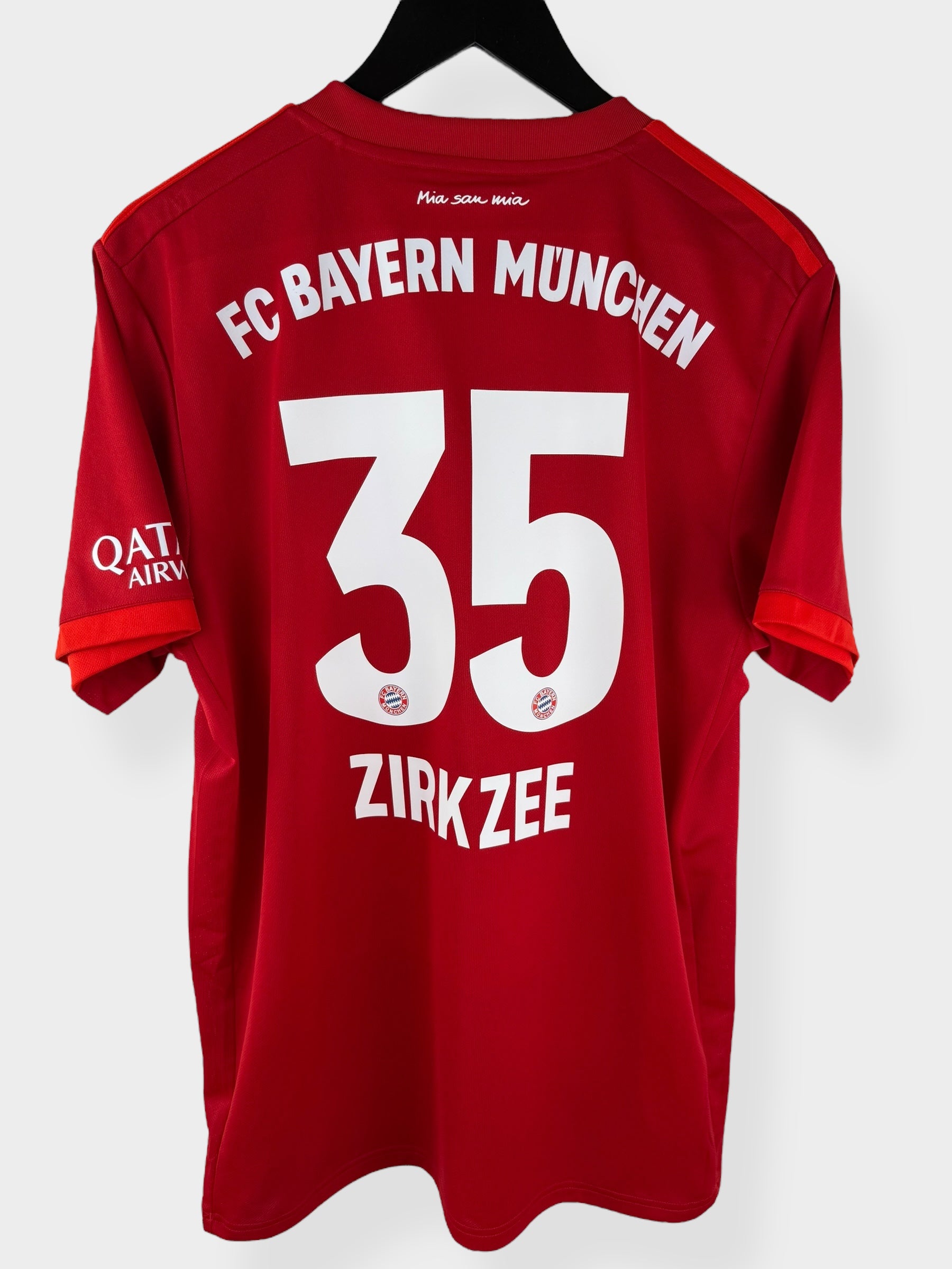 2019-20 BAYERN MUNICH HOME SHIRT ZIRKZEE #35 L
