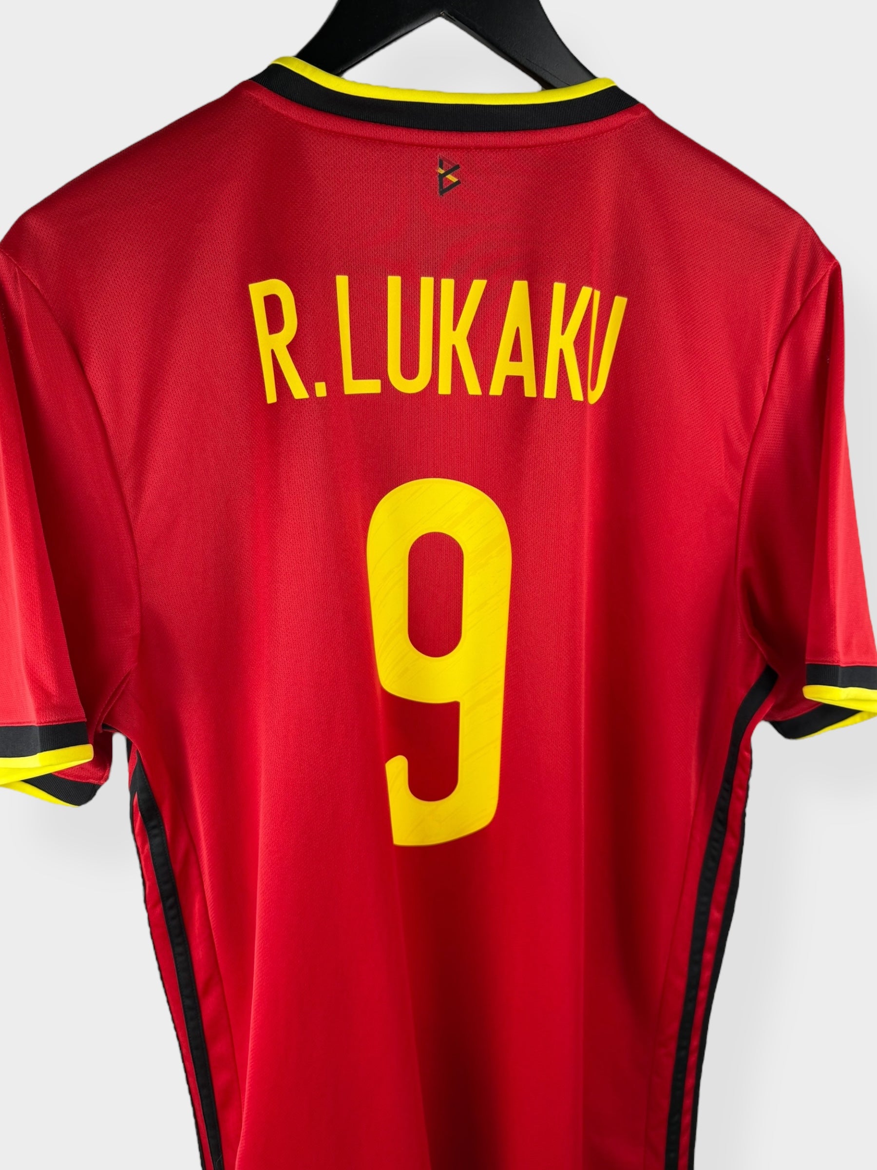 2020-21 BELGIUM HOME SHIRT LUKAKU #9 L