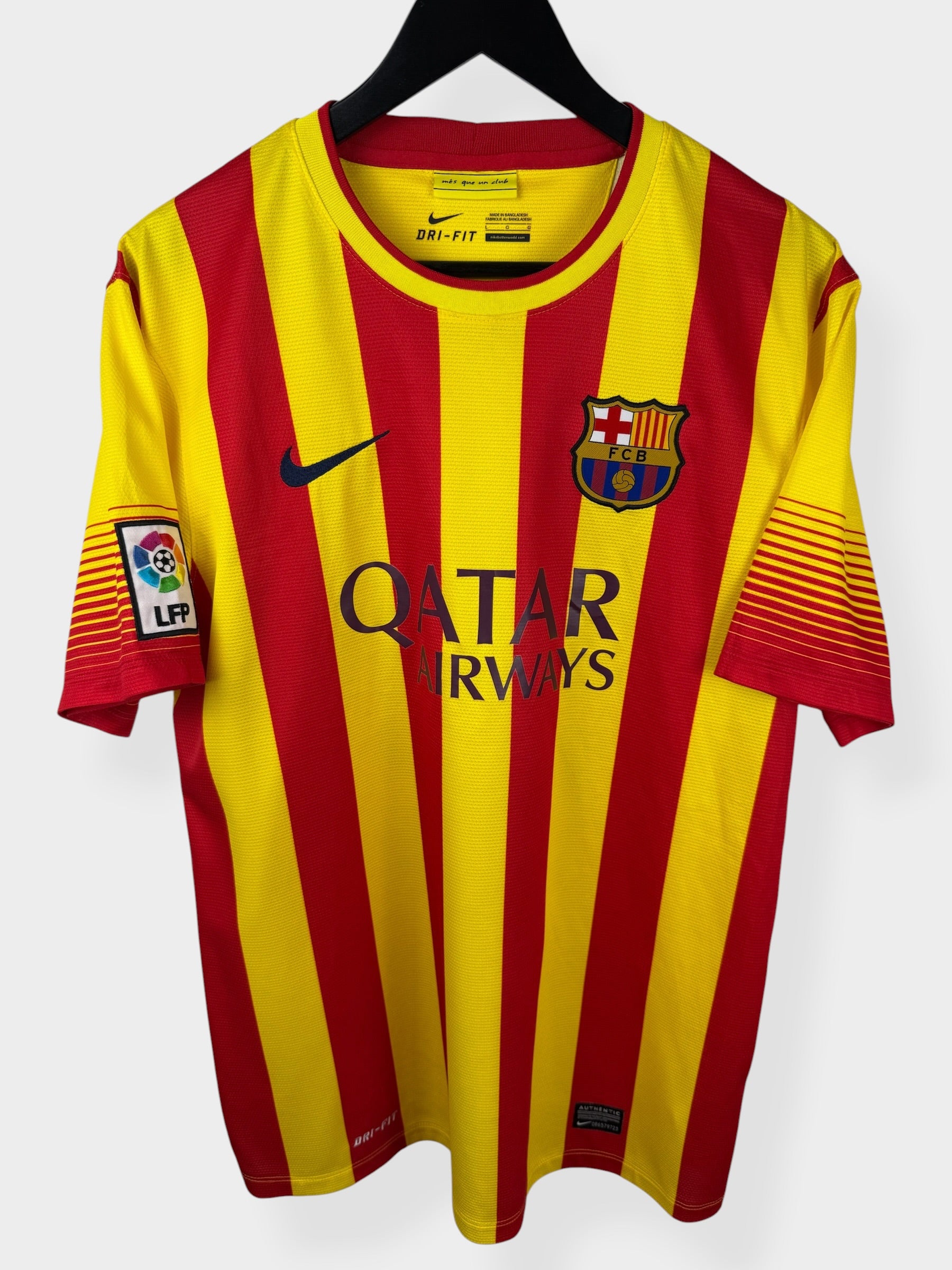 2013-14 BARCELONA AWAY SHIRT MESSI #10 L