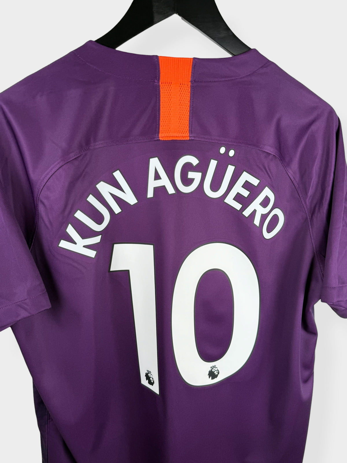 2018-19 MANCHESTER CITY THIRD SHIRT KUN AGUERO #10 L