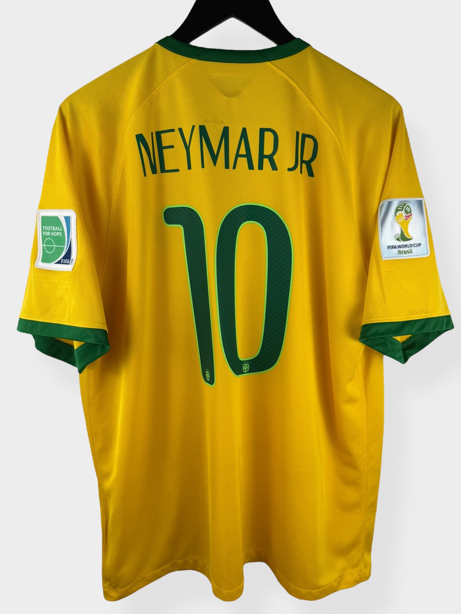 2014-15 BRAZIL HOME SHIRT NEYMAR JR #10 XL