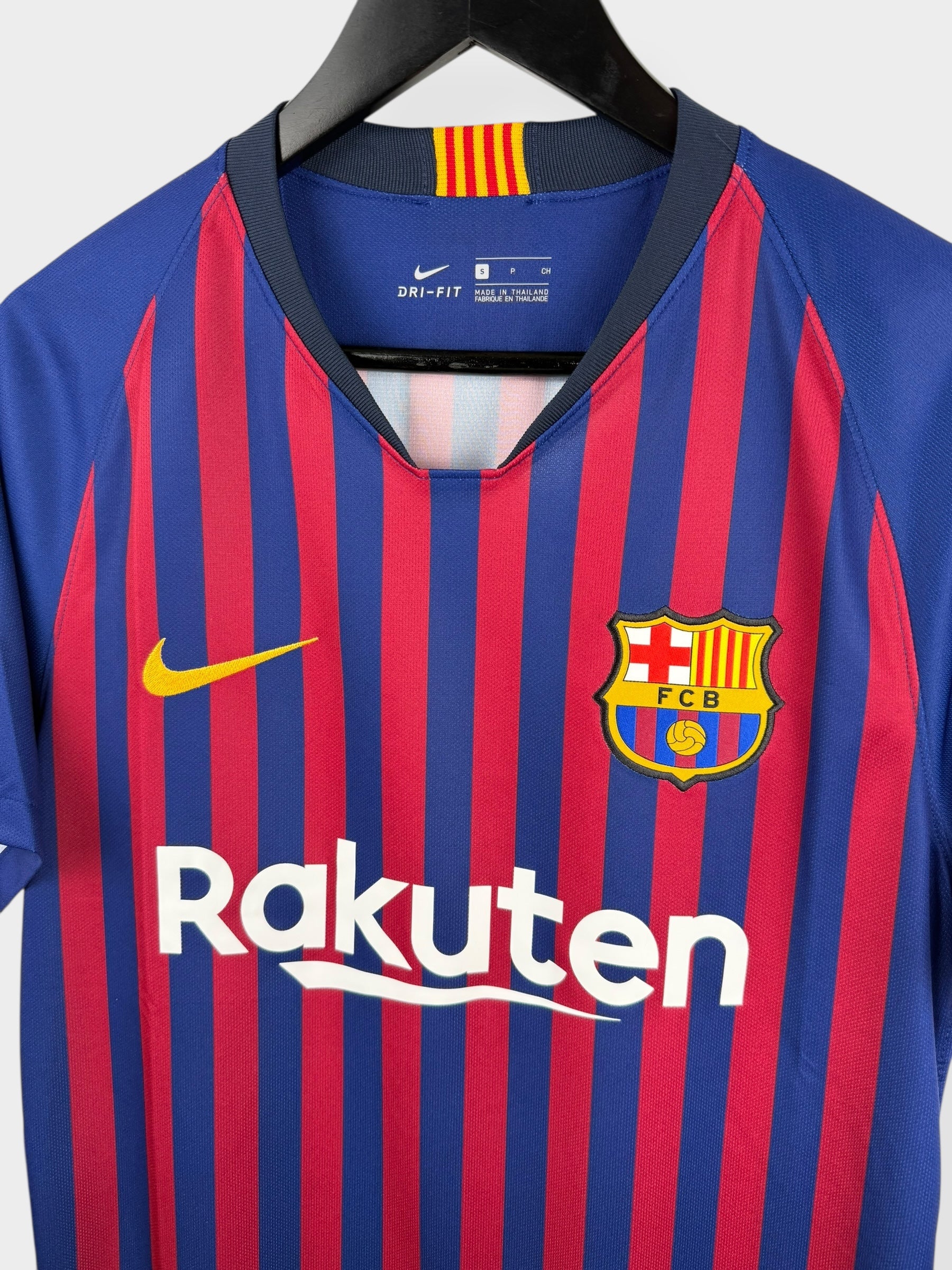 2018-19 BARCELONA HOME SHIRT MESSI #10 S - Authentic Football Club