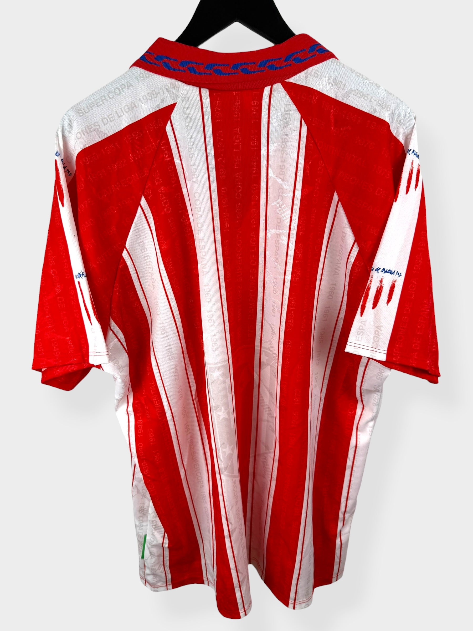 1995-96 ATLETICO MADRID HOME SHIRT XL