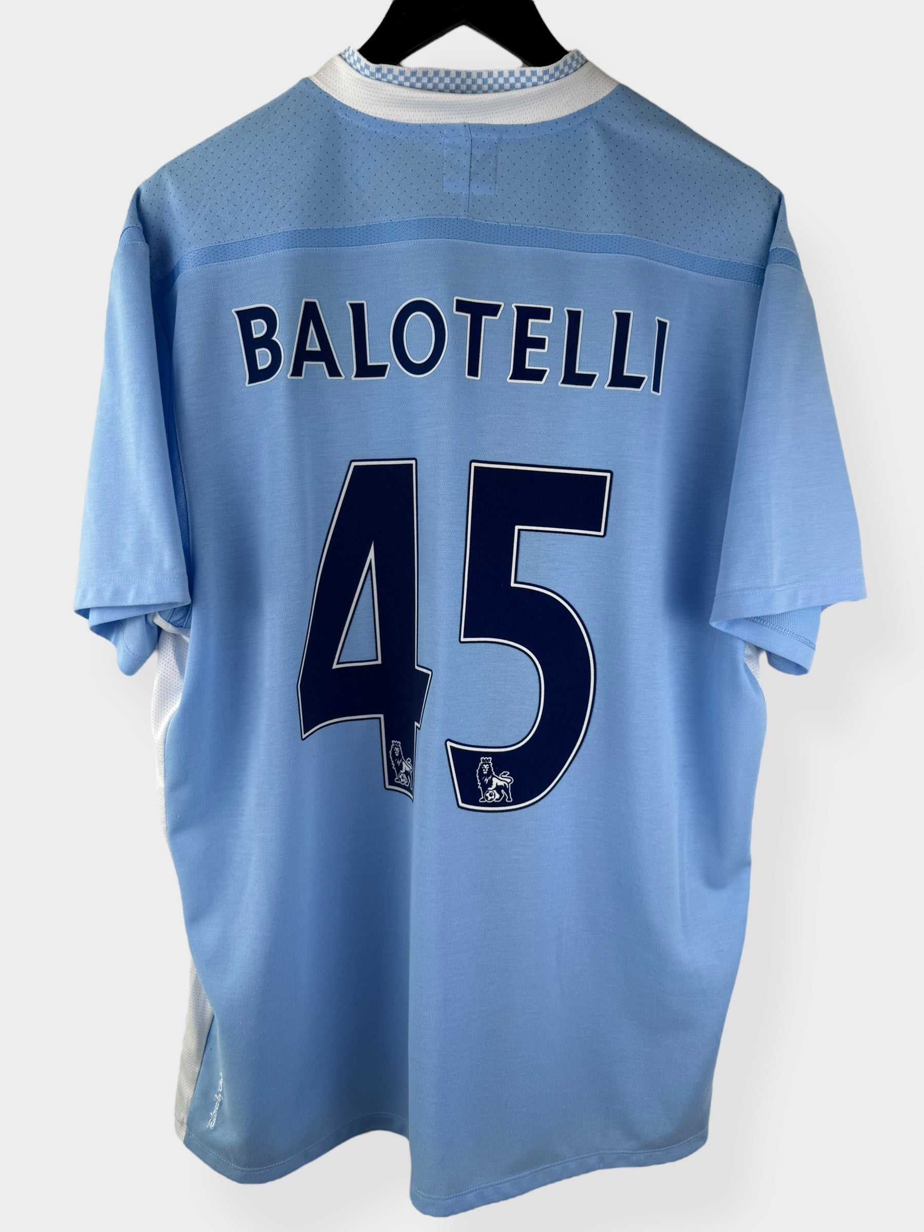 2011-12 MANCHESTER CITY HOME SHIRT BALOTELLI #45 XXL