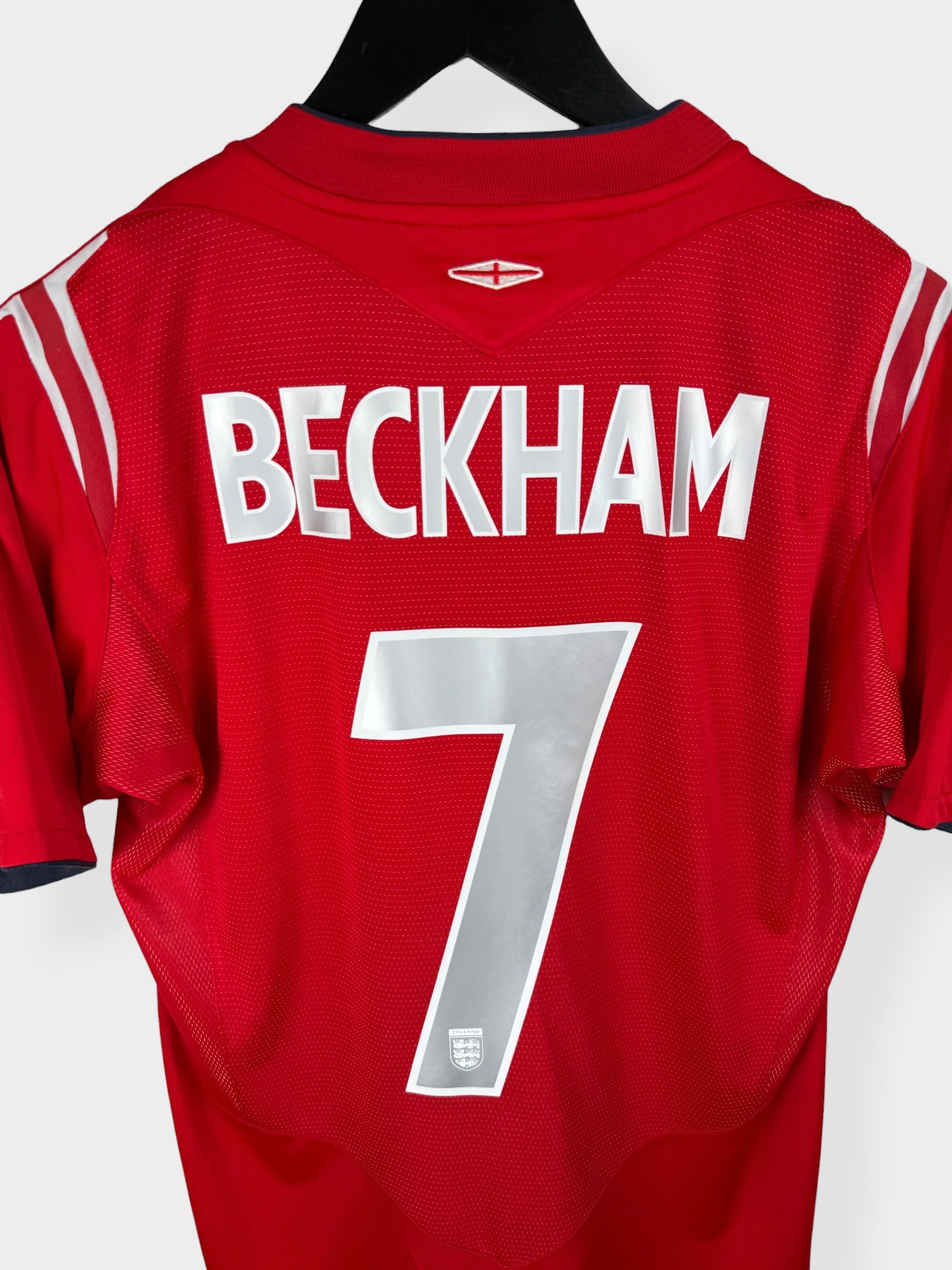 MAILLOT EXTÉRIEUR ANGLETERRE 2004-06 BECKHAM #7 S