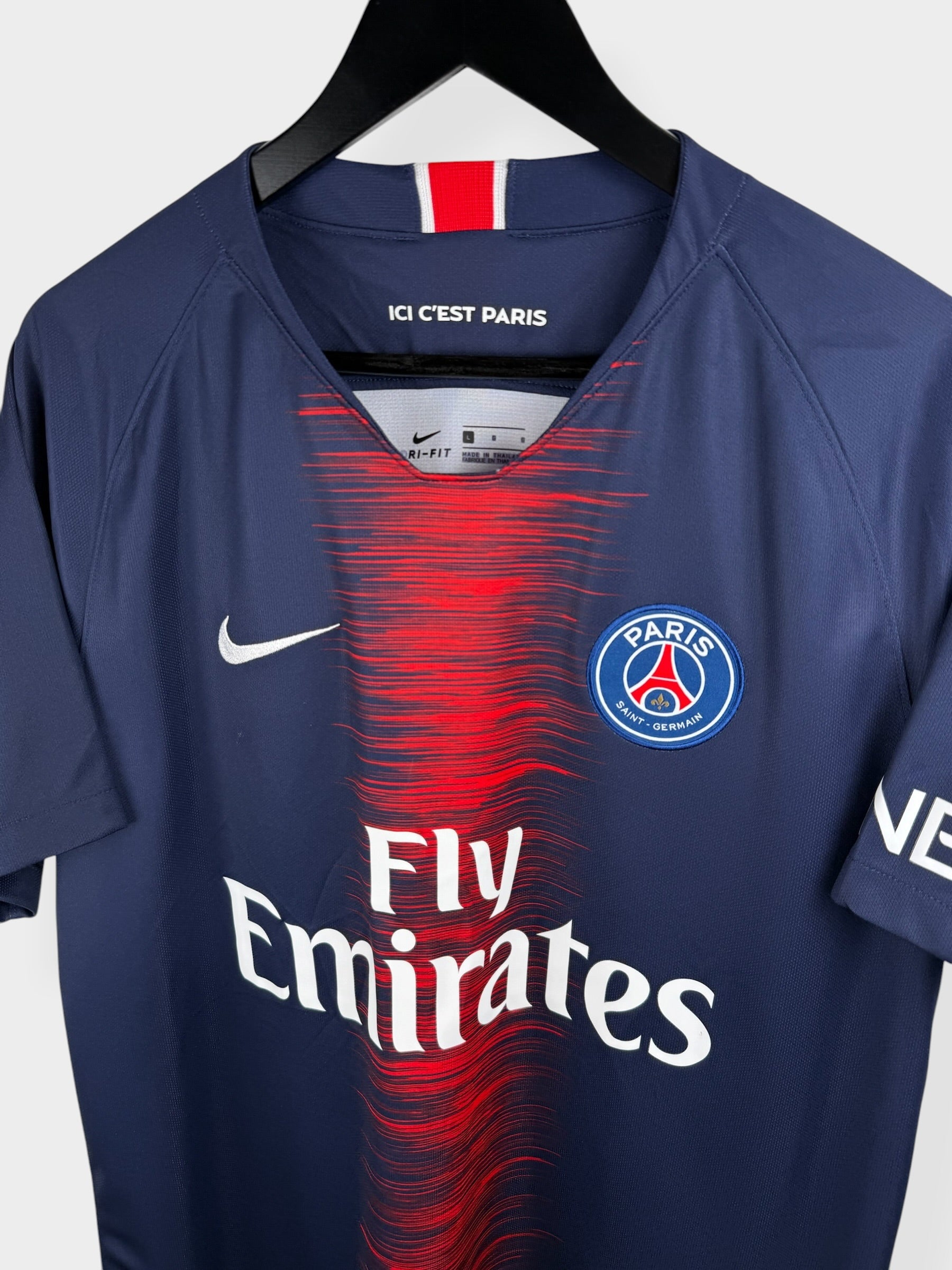MAILLOT DOMICILE PARIS SAINT-GERMAIN 2018-19 NEYMAR N°10 L