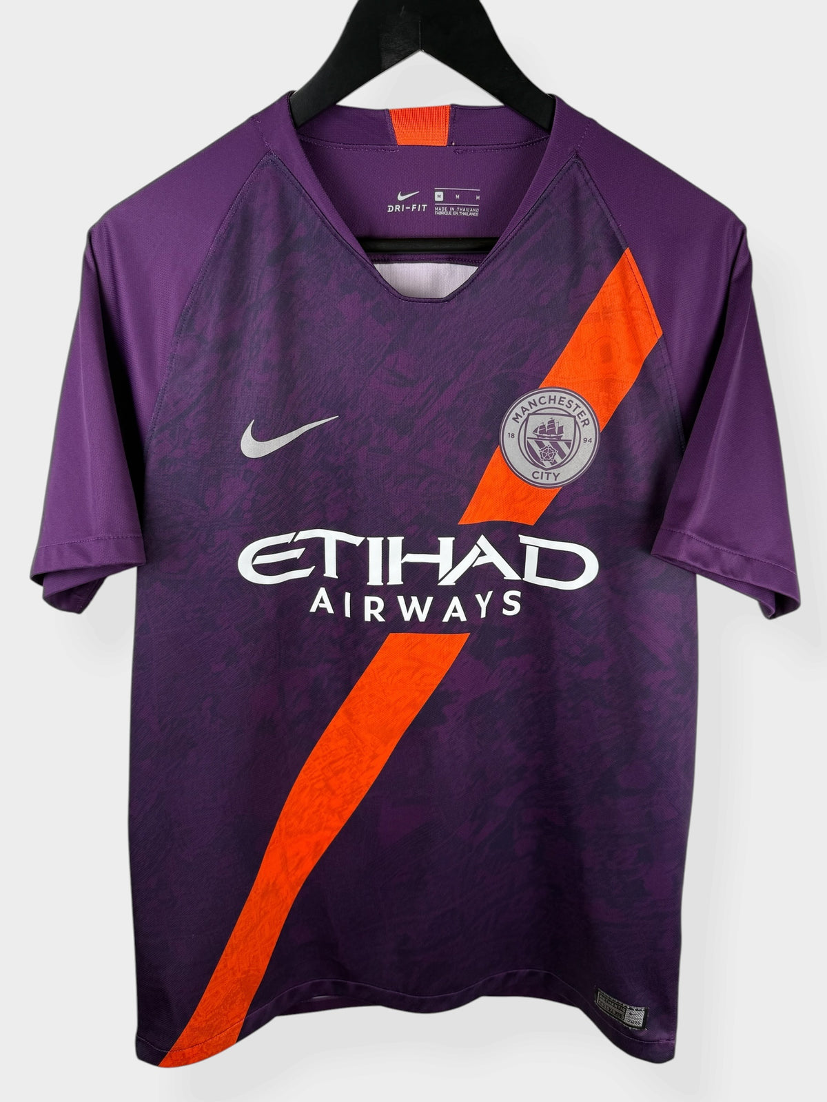 2018-19 MANCHESTER CITY THIRD SHIRT KUN AGUERO #10 M - Authentic Football Club