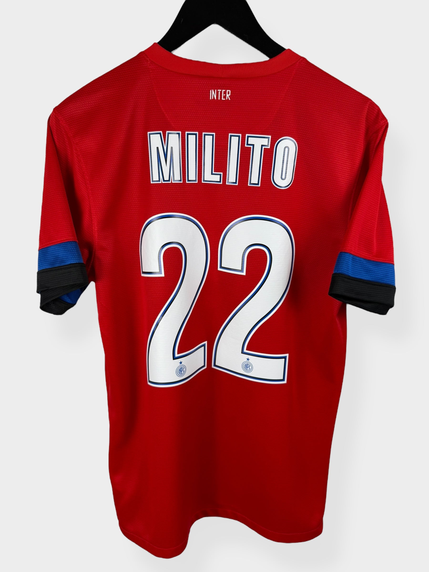 2012-13 INTER MILAN AWAY SHIRT MILITO #22 S - 479320-603