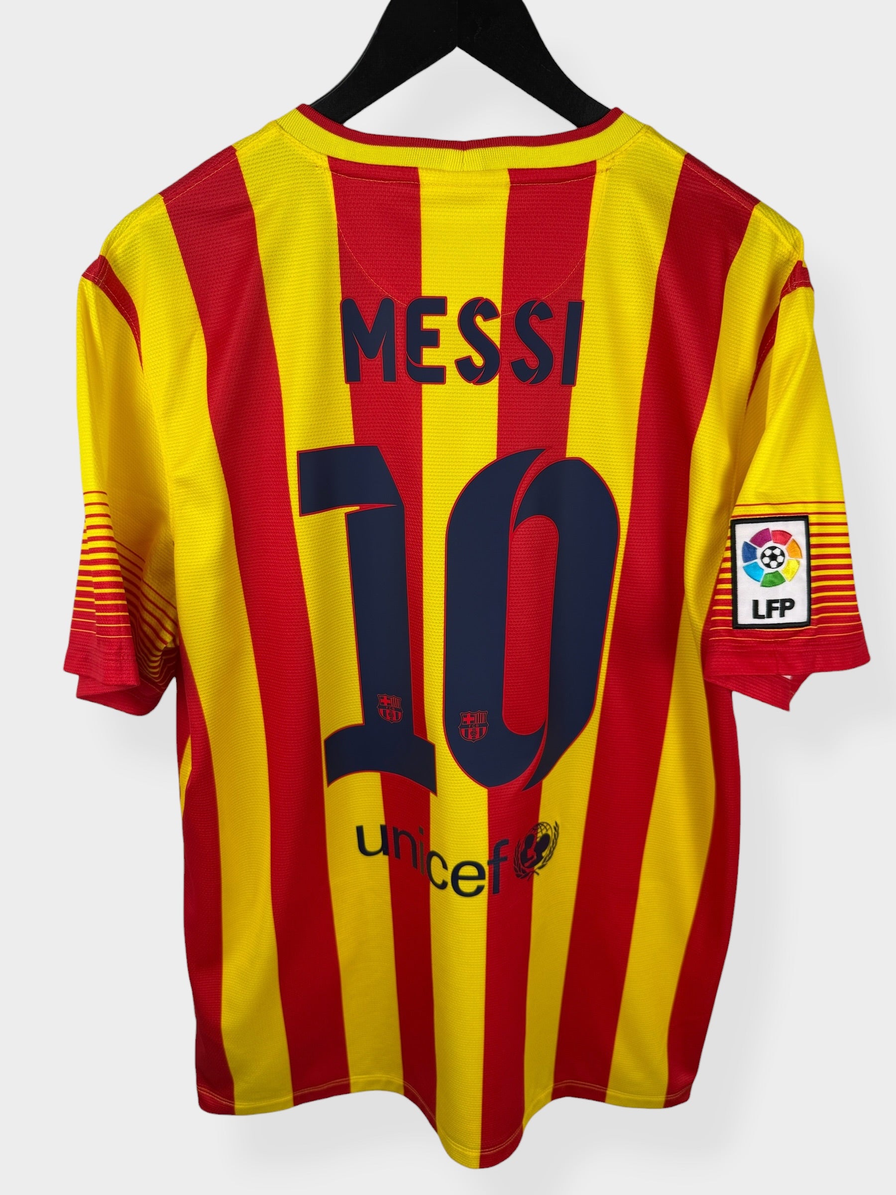 2013-14 BARCELONA AWAY SHIRT MESSI #10 L