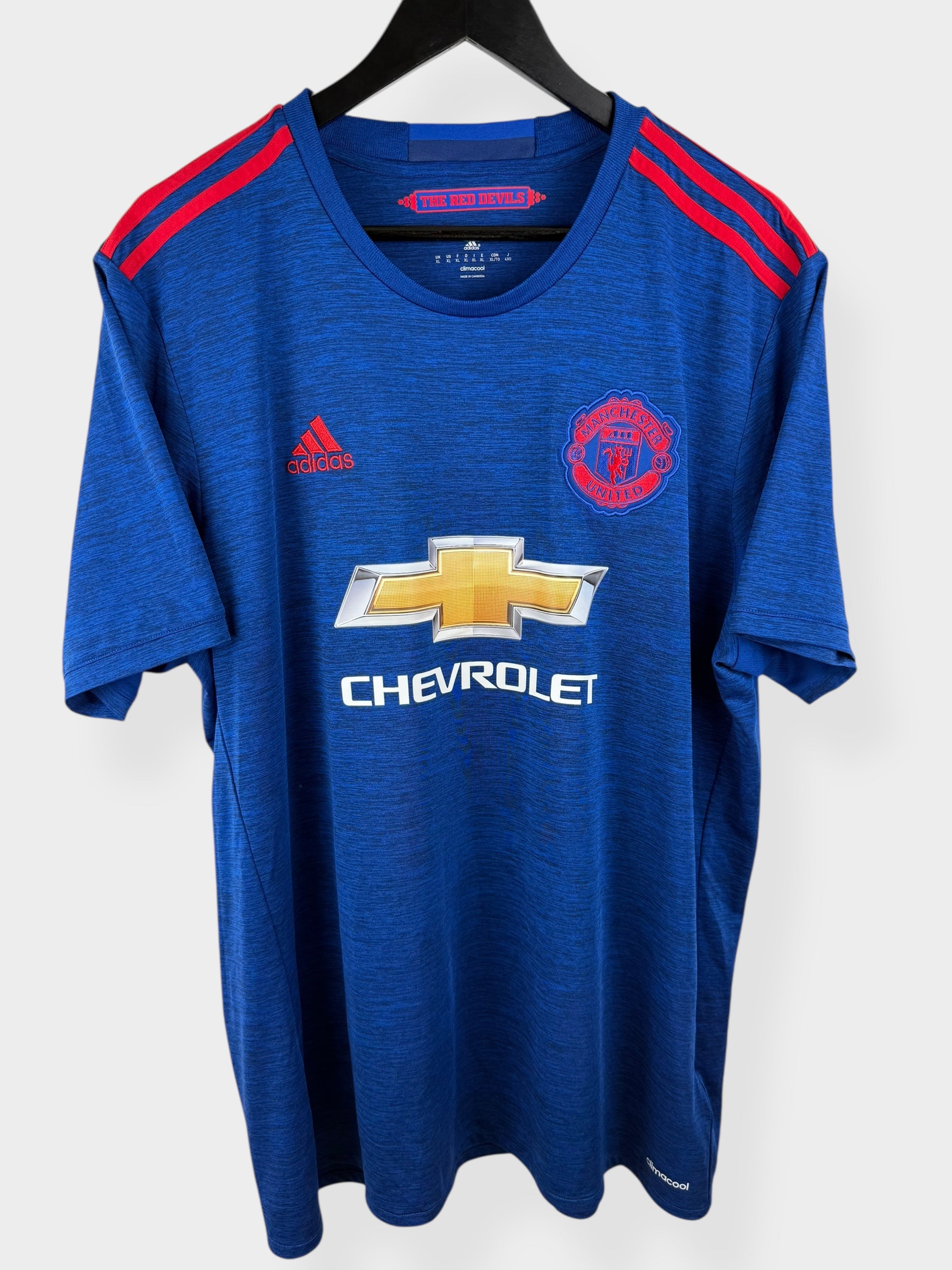 2016-17 MANCHESTER UNITED HOME SHIRT POGBA #6 XL