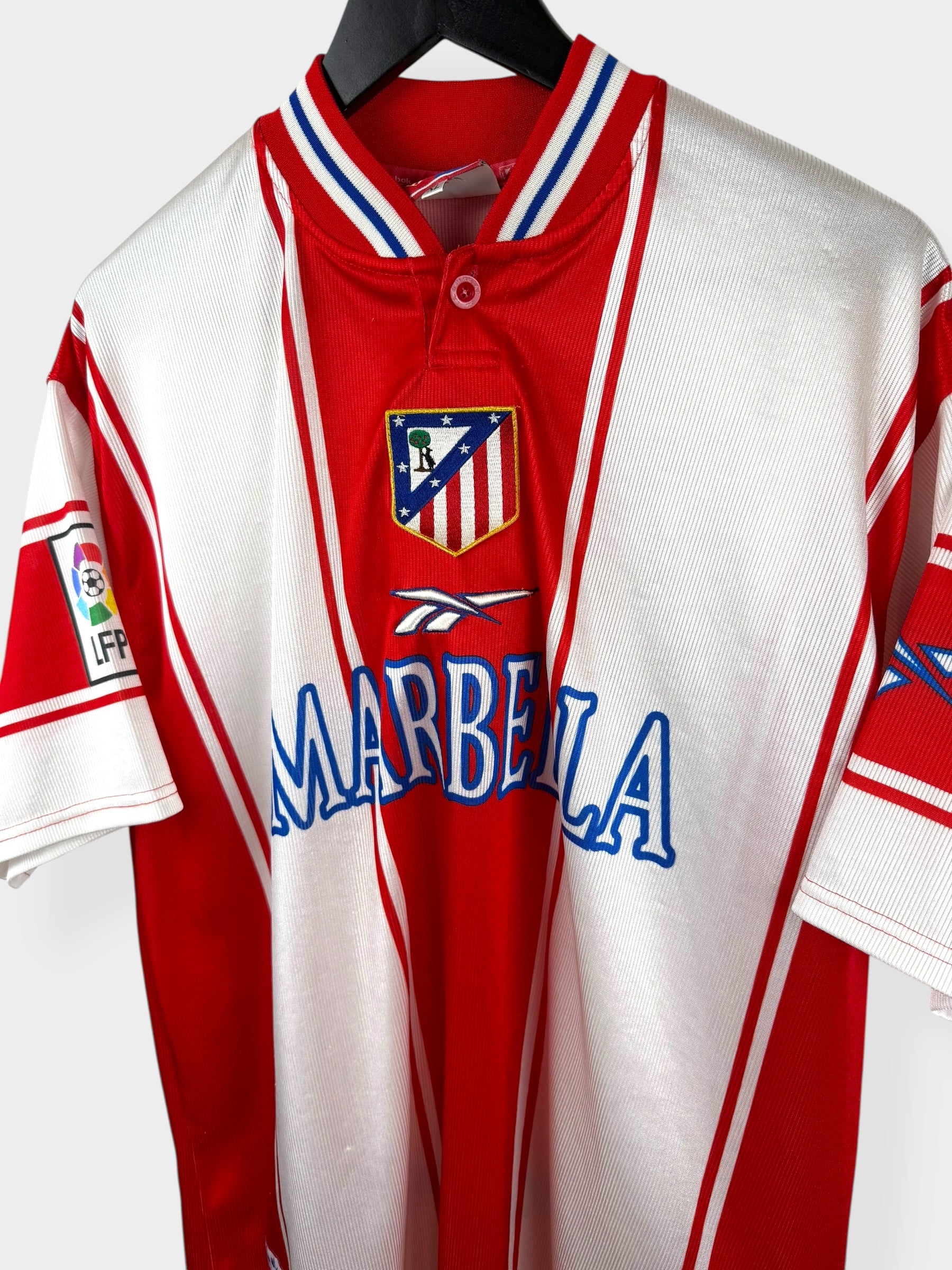 1999-00 ATLETICO MADRID HOME SHIRT XL - Authentic Football Club