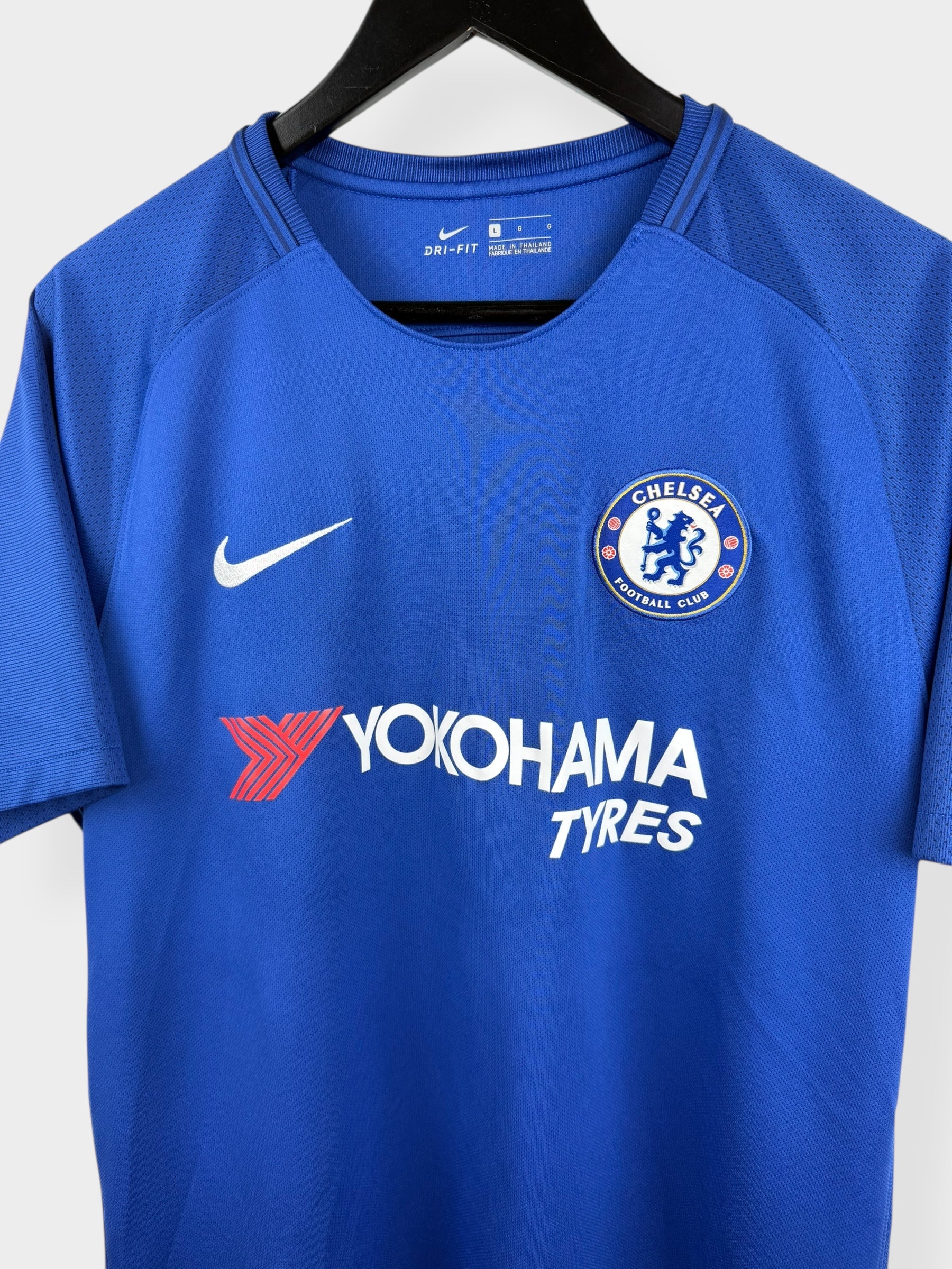2017-18 CHELSEA HOME SHIRT HAZARD #10 L