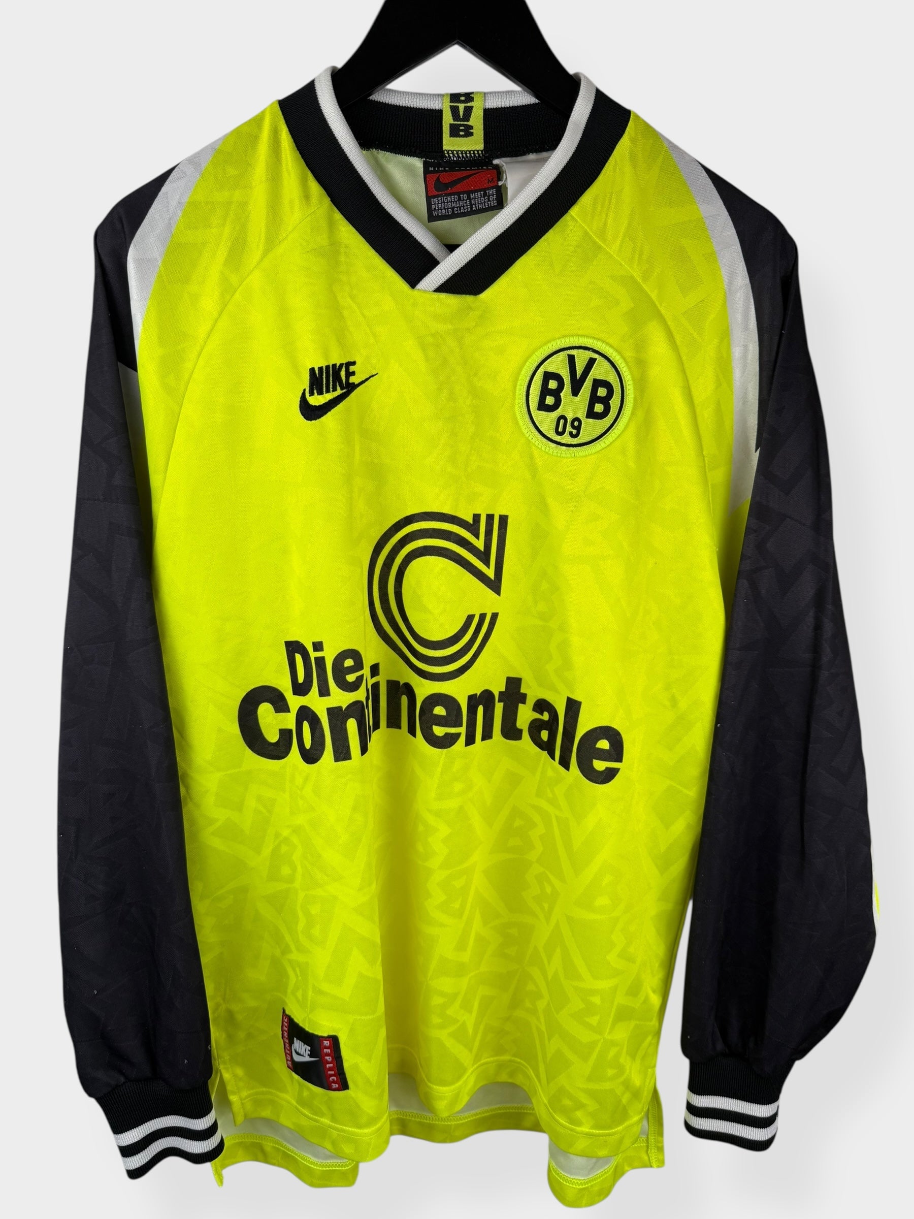 1995-96 BORUSSIA DORTMUND HOME SHIRT LS M
