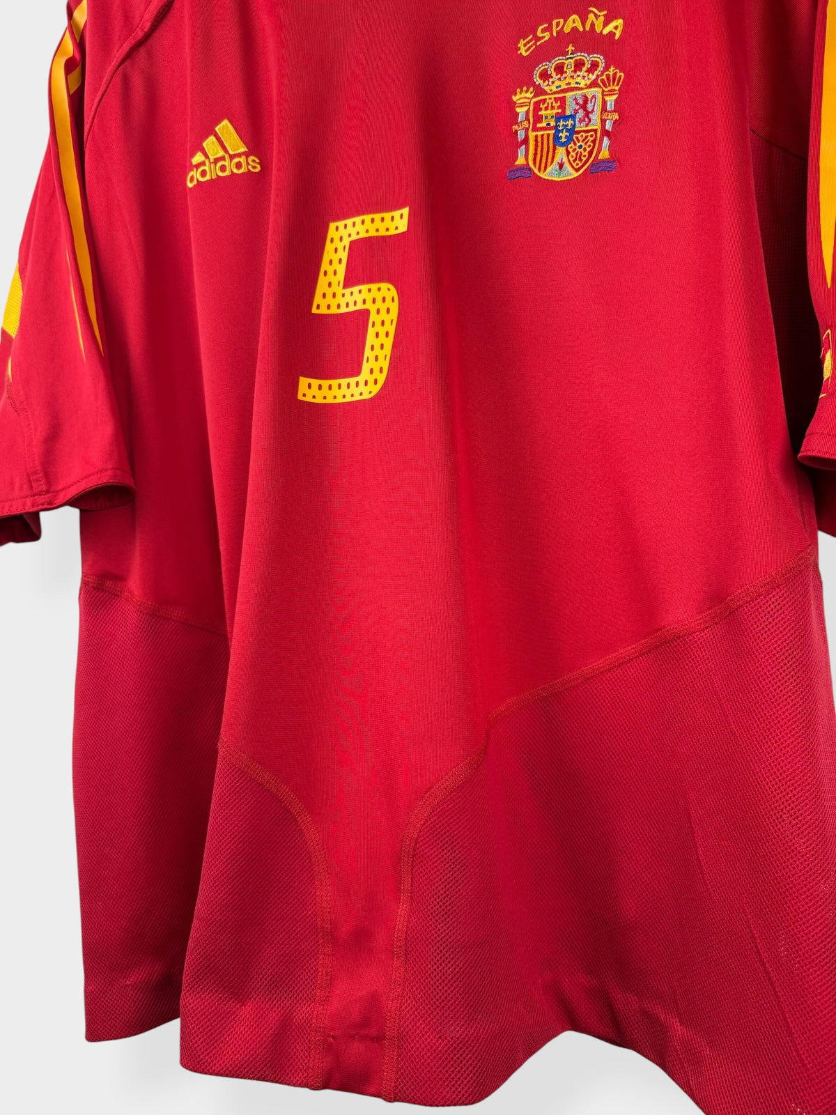 2004-06 MAILLOT DOMICILE ESPAGNE PUYOL #5 XXL