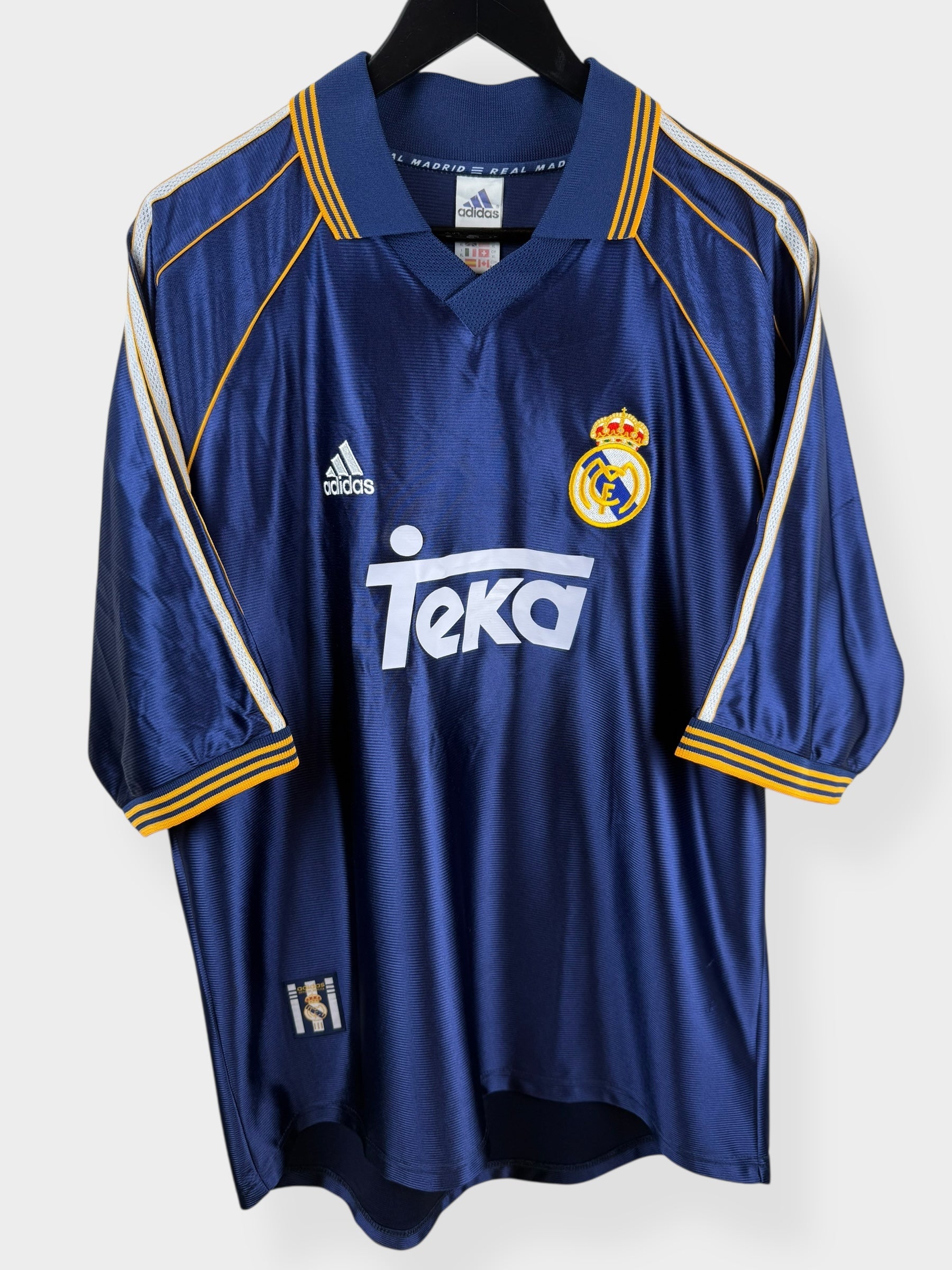 1998-99 REAL MADRID THIRD SHIRT GUTI #14 XL