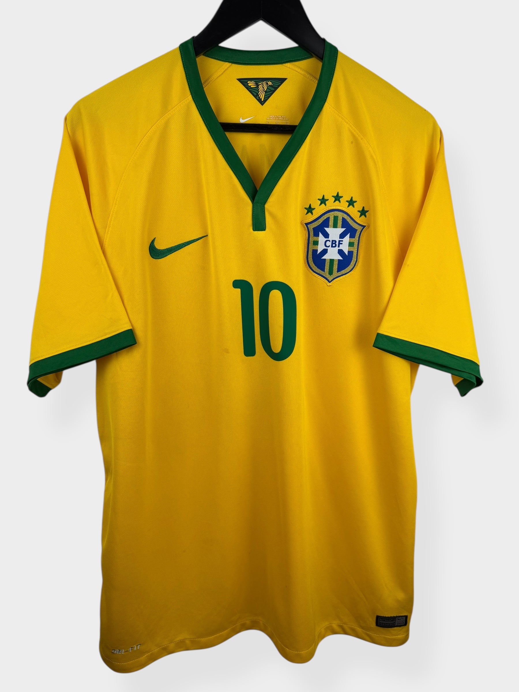 2014-15 BRAZIL THUISSHIRT NEYMAR JR #10 XL