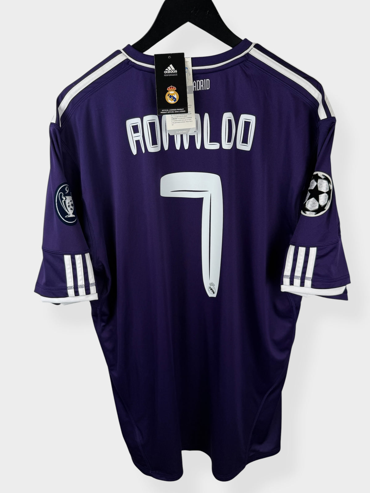 2010-11 REAL MADRID CL DRITTES TRIKOT RONALDO #7 XXL
