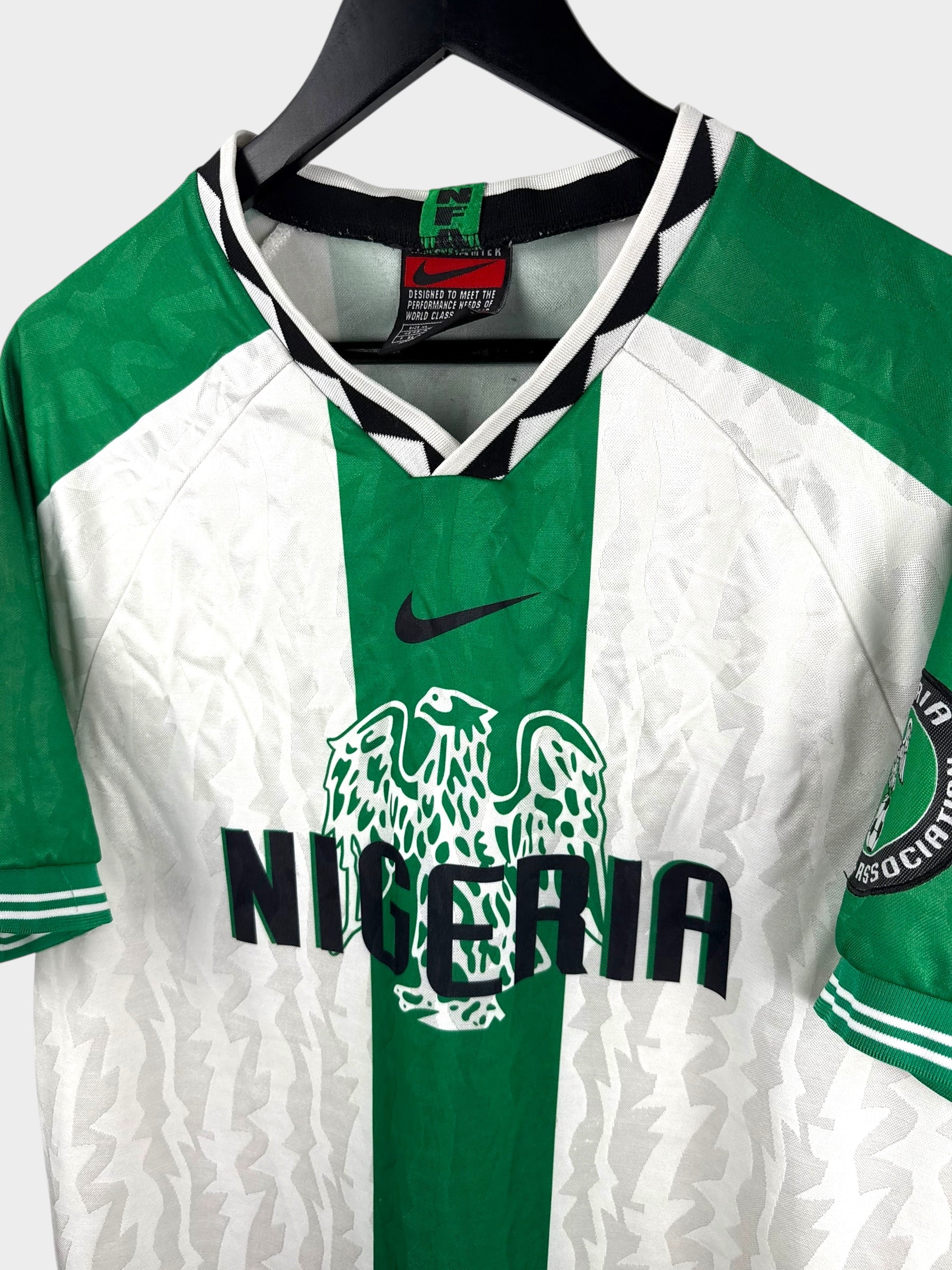 1996-98 NIGERIA AWAY SHIRT XL - Authentic Football Club