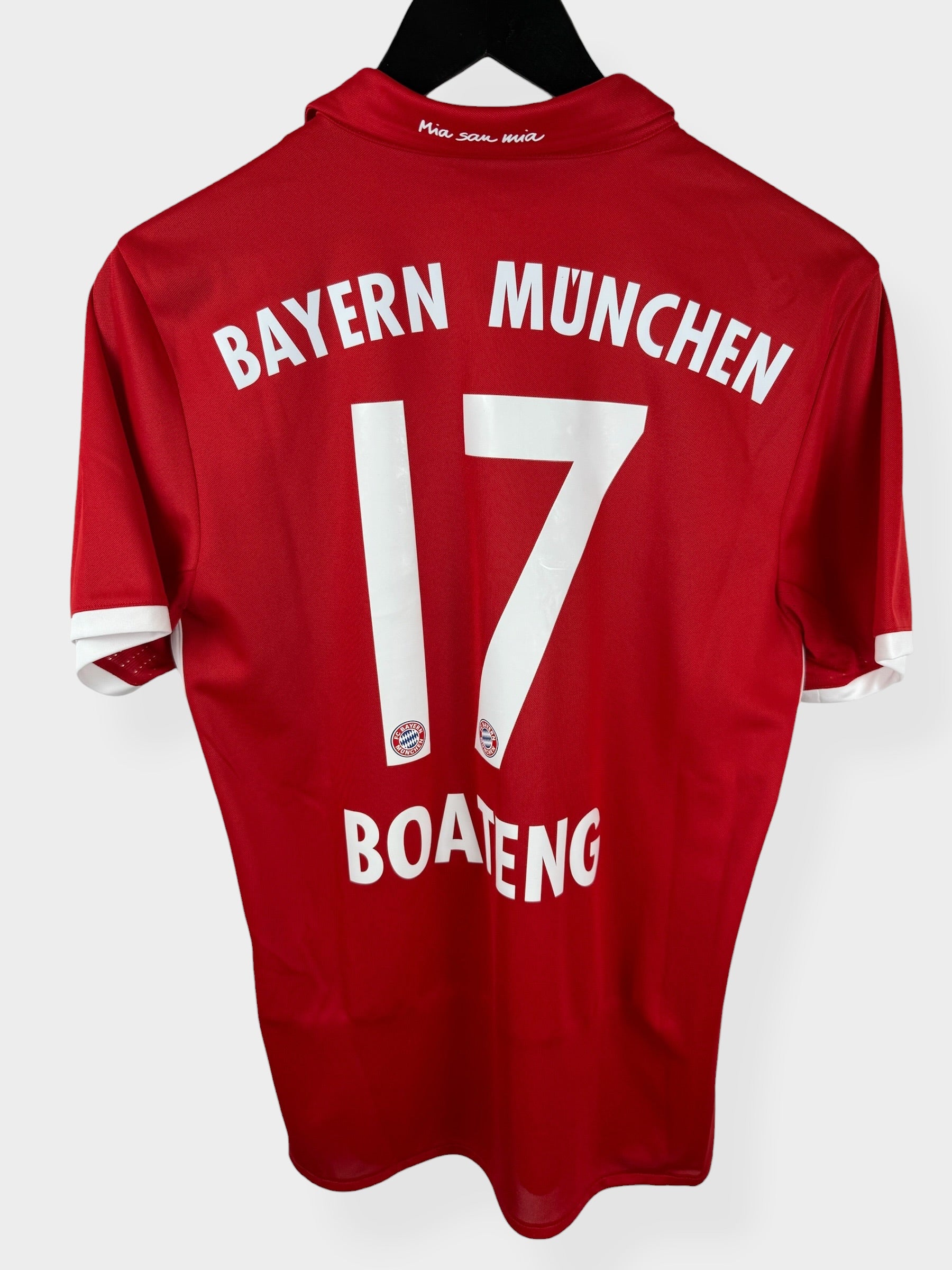 2016-17 BAYERN MUNICH HOME SHIRT BOATENG #17 S