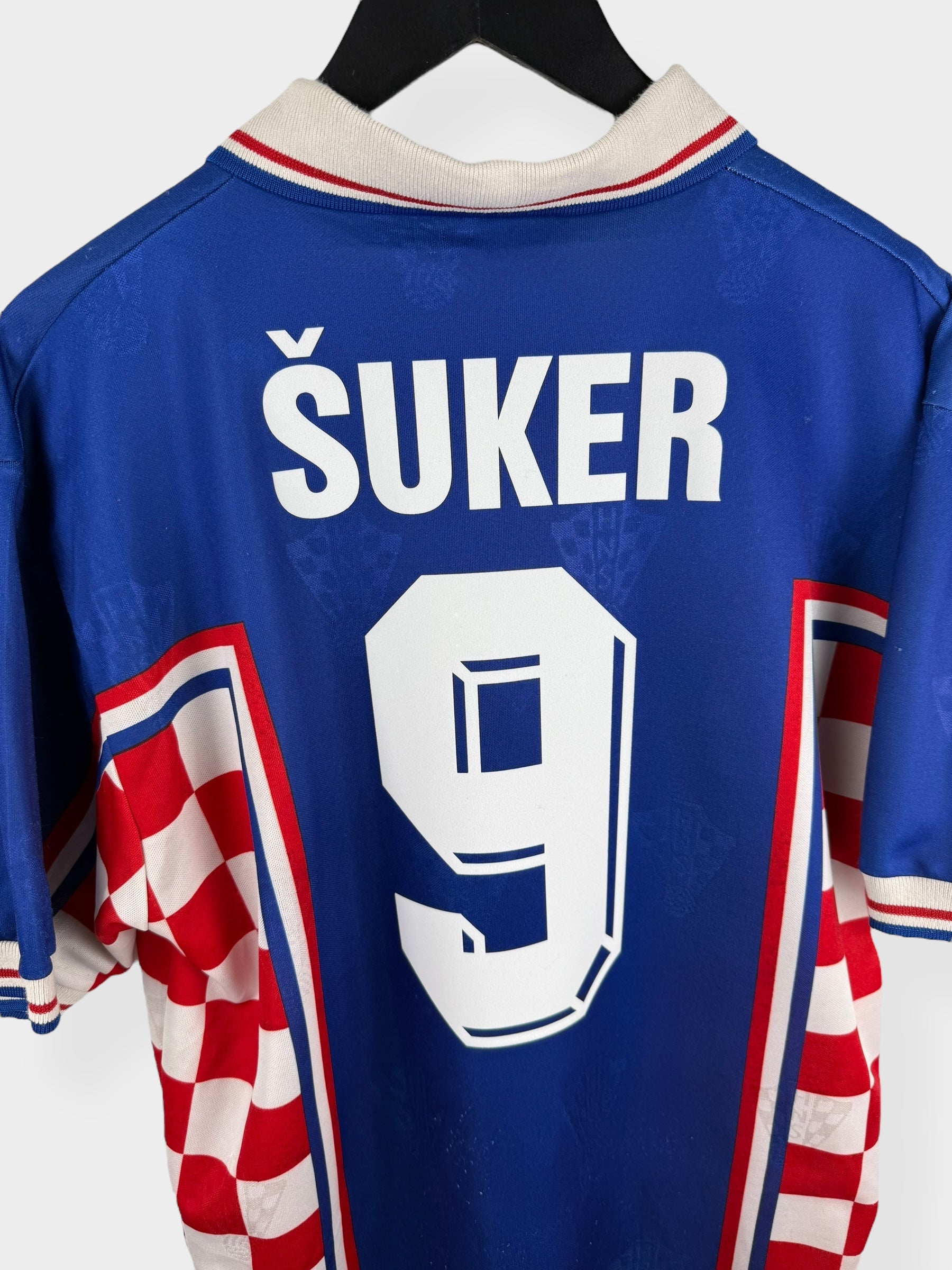 1998-01 CROATIA AWAY SHIRT SUKER #9 XL - Authentic Football Club