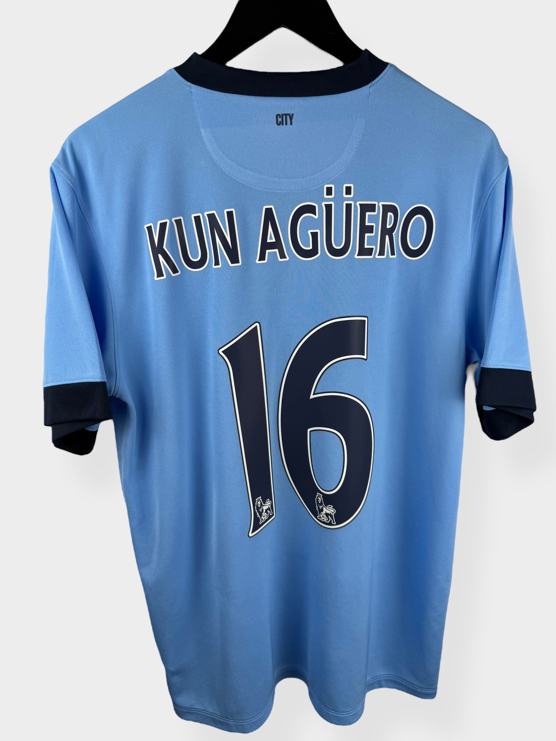 2014-15 MANCHESTER CITY HEIMTRIKOT KUN AGUERO #16 L