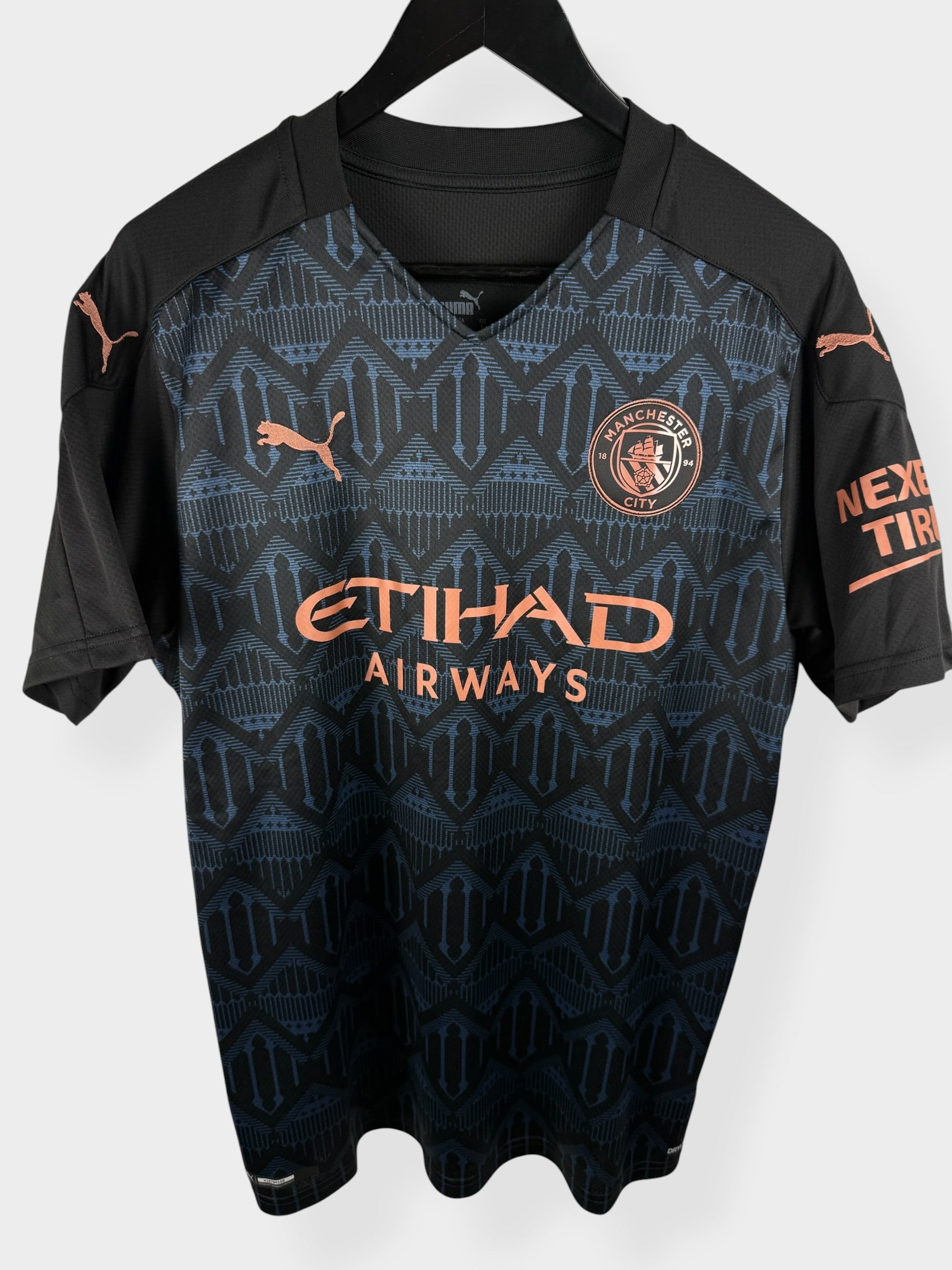 MAILLOT EXTÉRIEUR MANCHESTER CITY 2020-21 DE BRUYNE #17 L