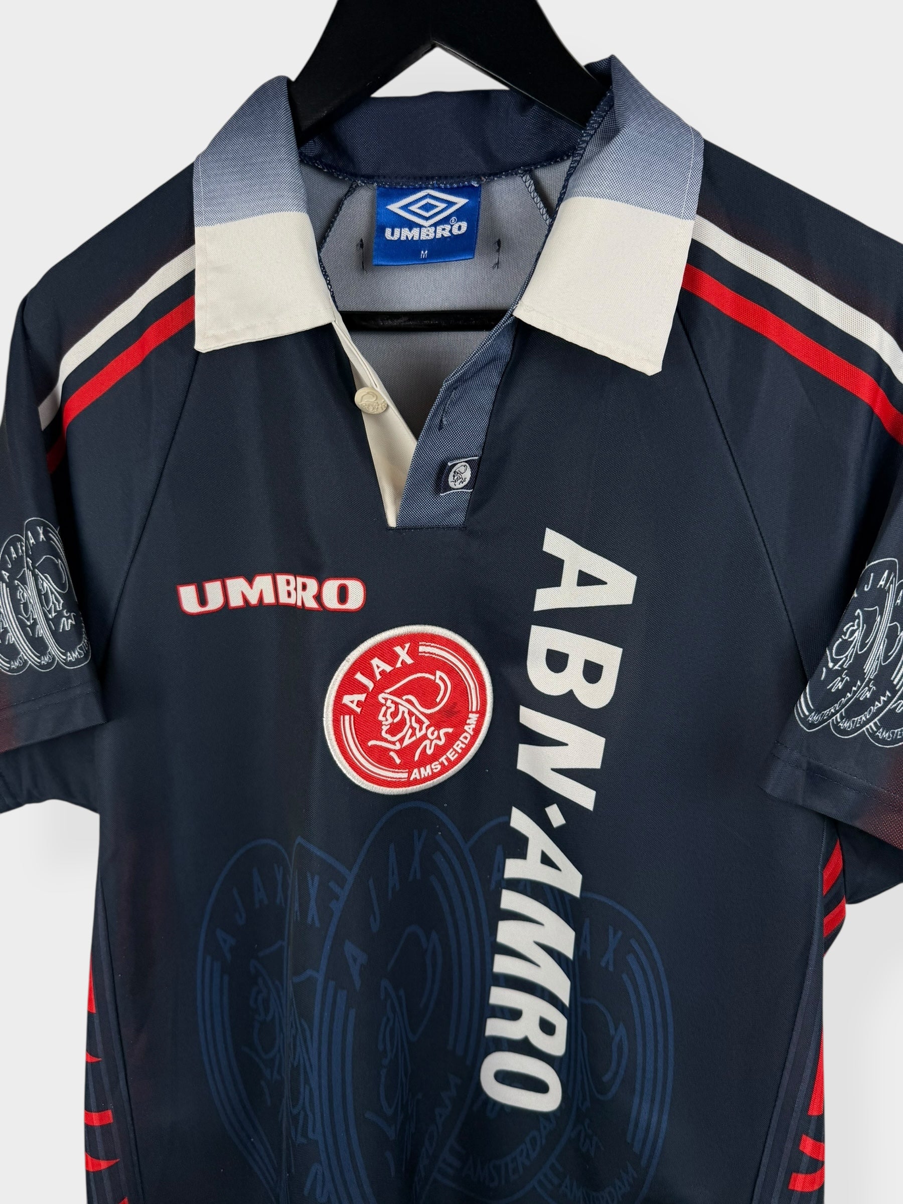 1997-98 AJAX AWAY SHIRT LAUDRUP #10 M