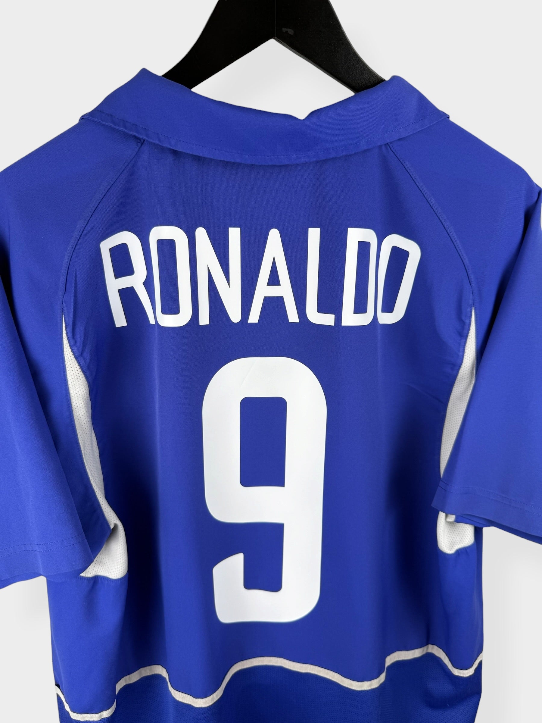 2002-04 Brasilien AUSWÄRTSTRIKOT Ronaldo #9 L