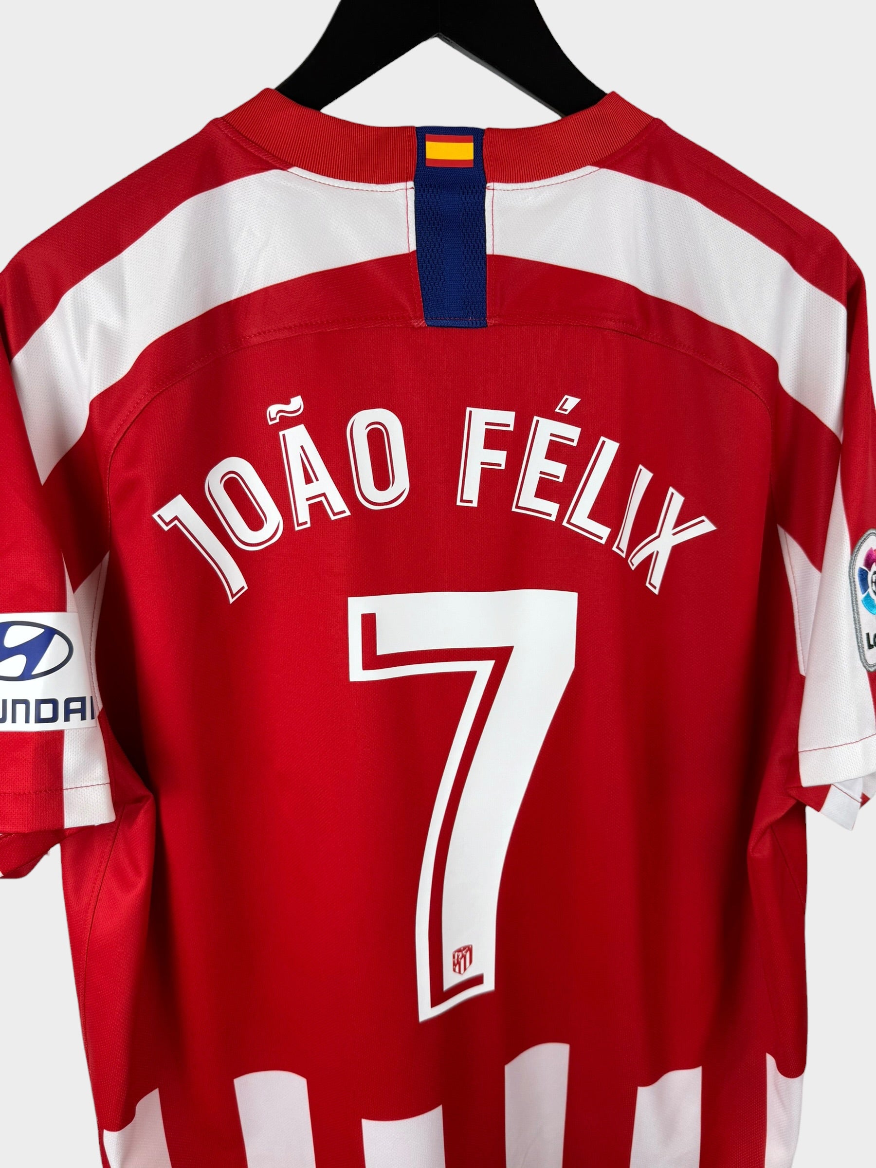 2019-20 ATLETICO MADRID HOME SHIRT JOAO FELIX #7 XL
