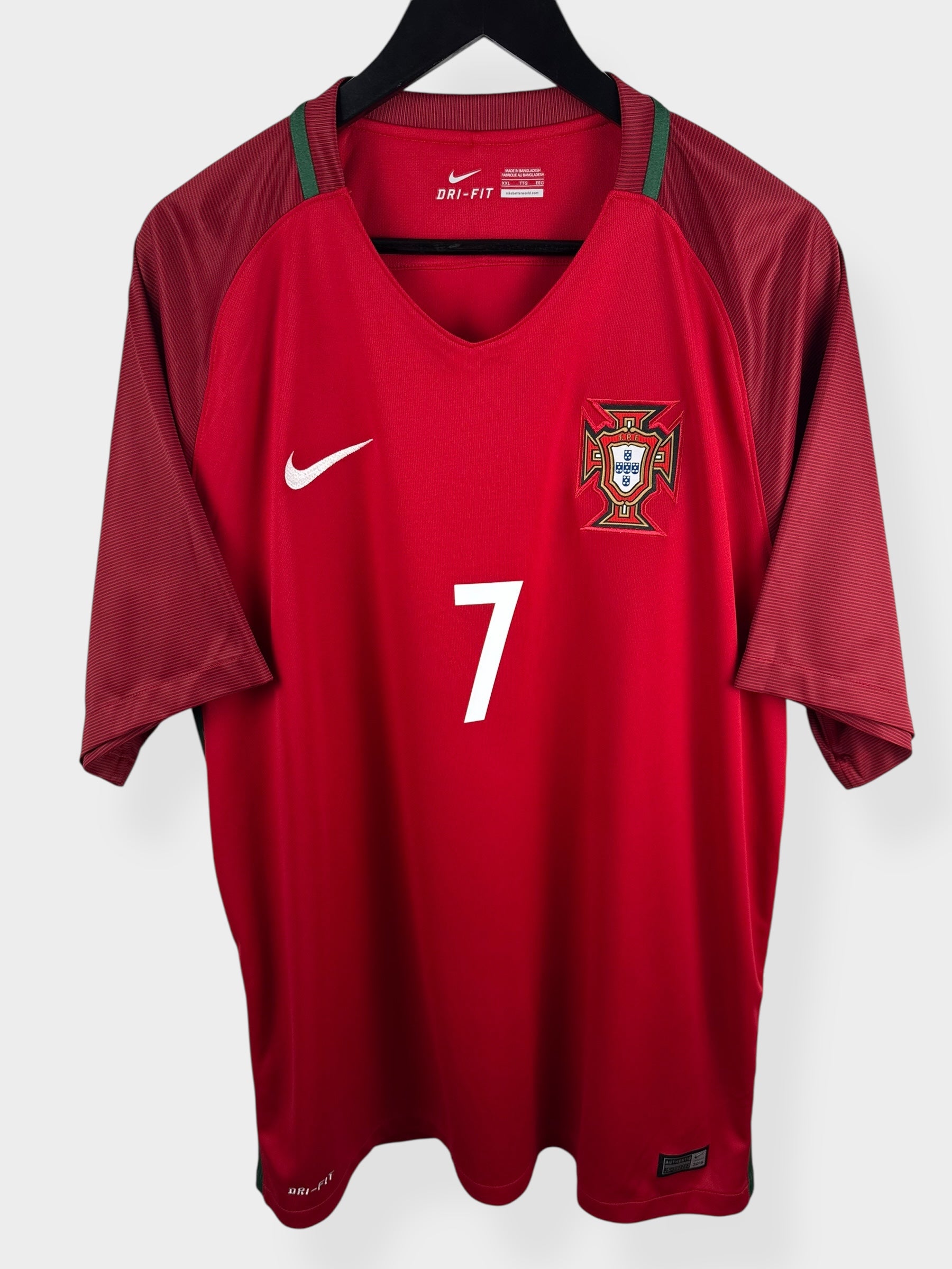 2016-17 PORTUGAL HEIMTRIKOT RONALDO #7 XXL