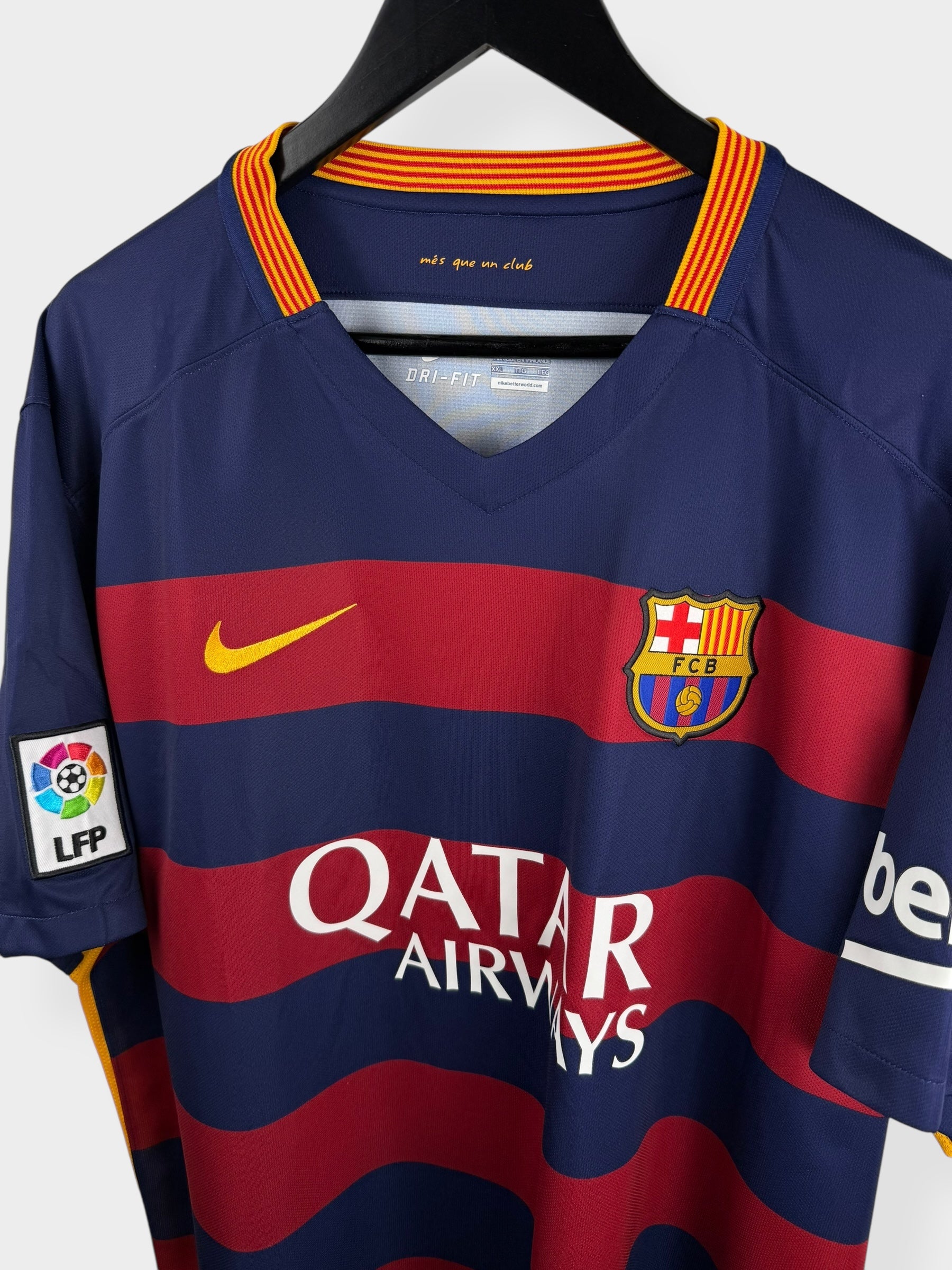 2015-16 BARCELONA HOME SHIRT MESSI #10 XXL - Authentic Football Club