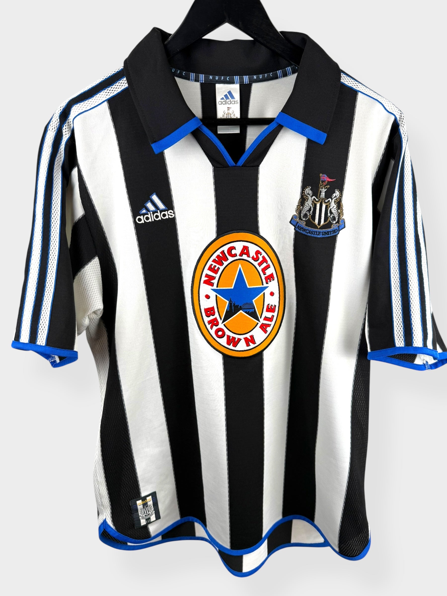 1999-00 NEWCASTLE UNITED HEIMTRIKOT SHEARER #9 M