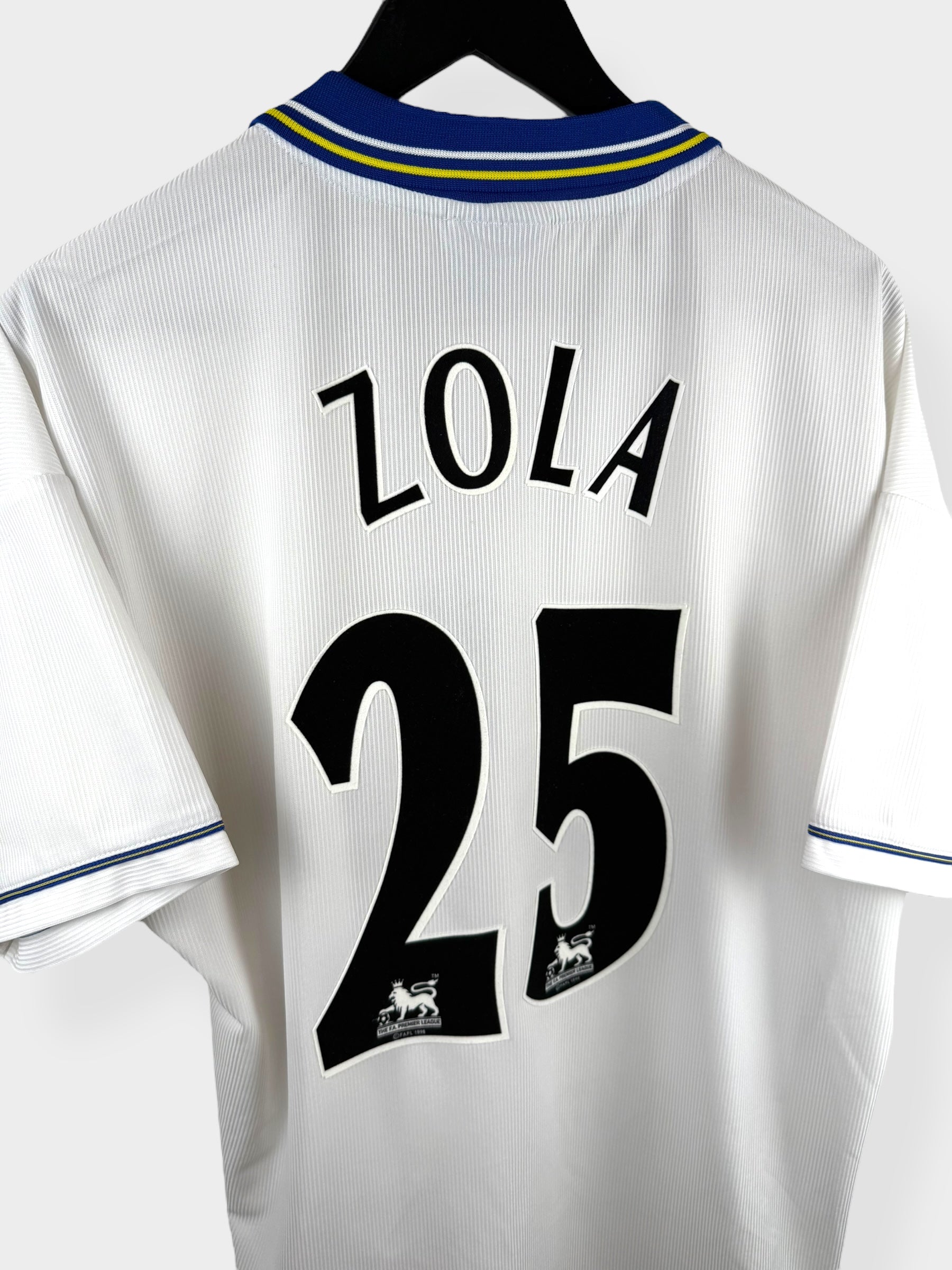 1998-00 CHELSEA AUSWÄRTSTRIKOT ZOLA #25 XL