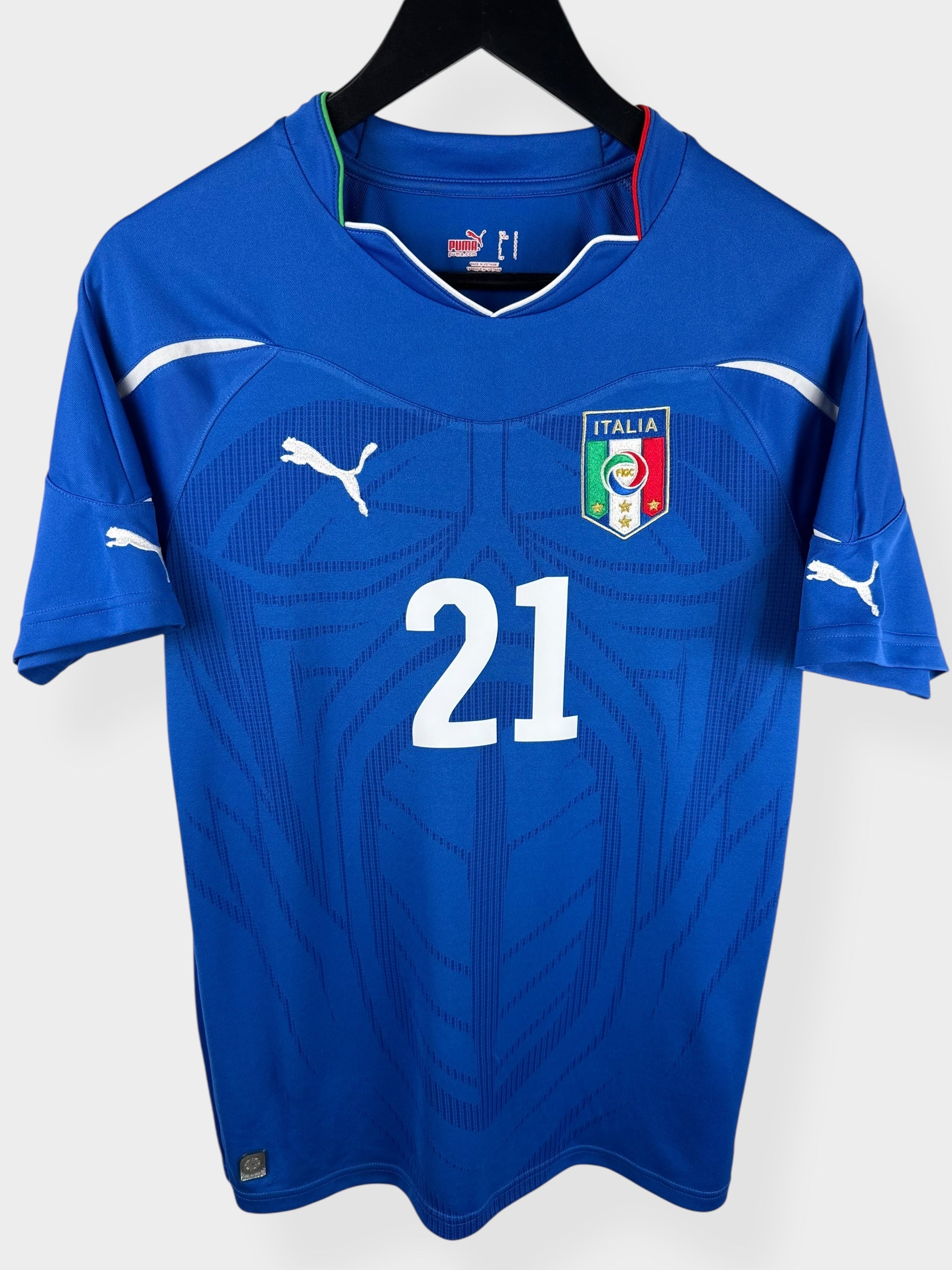 2010-12 ITALY HOME SHIRT PIRLO #21 S - Authentic Football Club