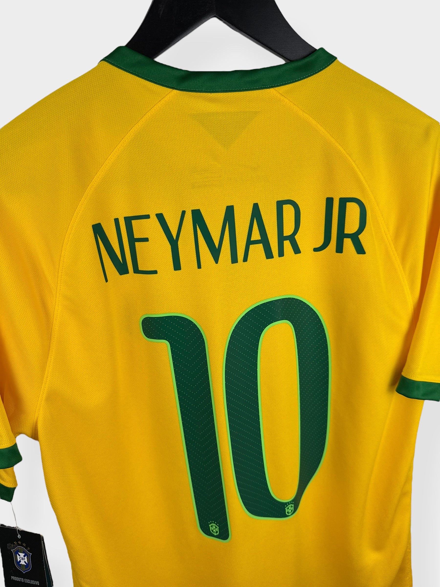 2014-15 BRAZIL HOME SHIRT NEYMAR JR #10 S