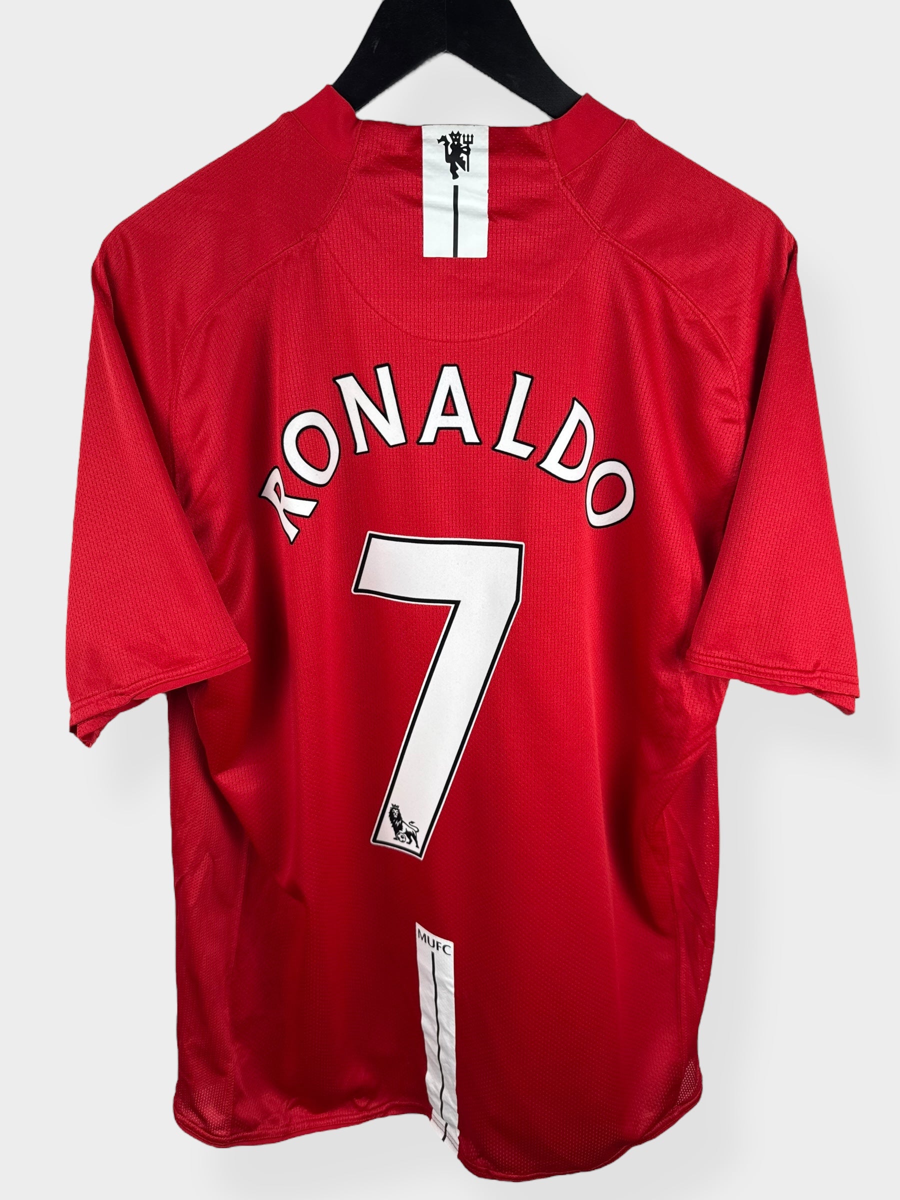 2007-09 MANCHESTER UNITED HOME SHIRT RONALDO #7 XL