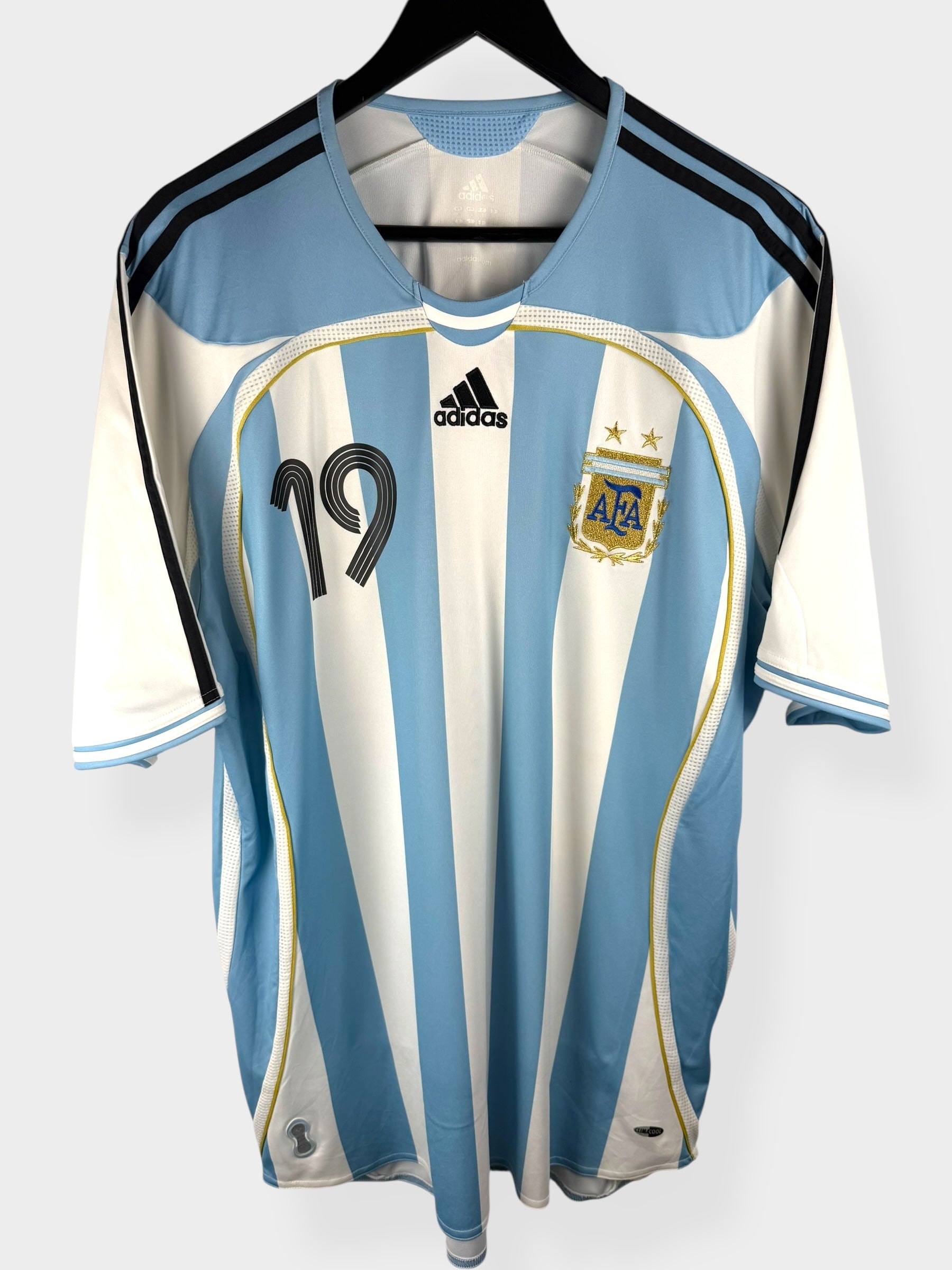2006-08 ARGENTINIË THUISSHIRT MESSI #19 XL
