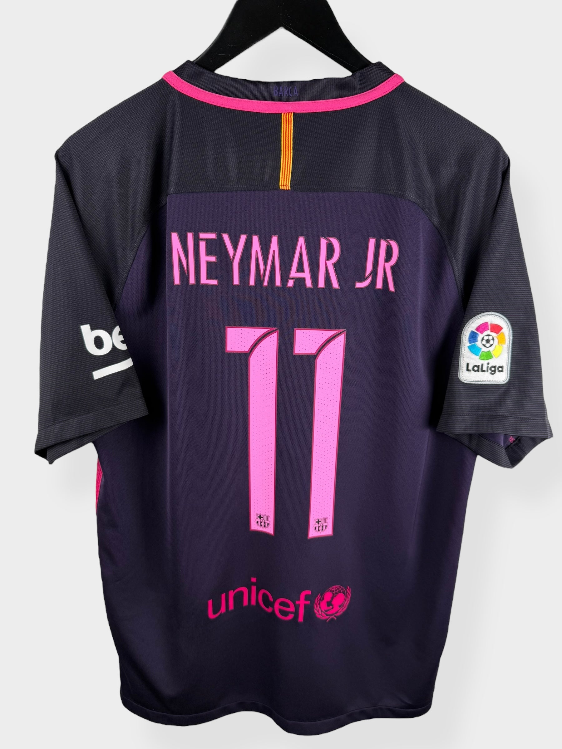 2016-17 BARCELONA AWAY SHIRT NEYMAR #11 L - Authentic Football Club