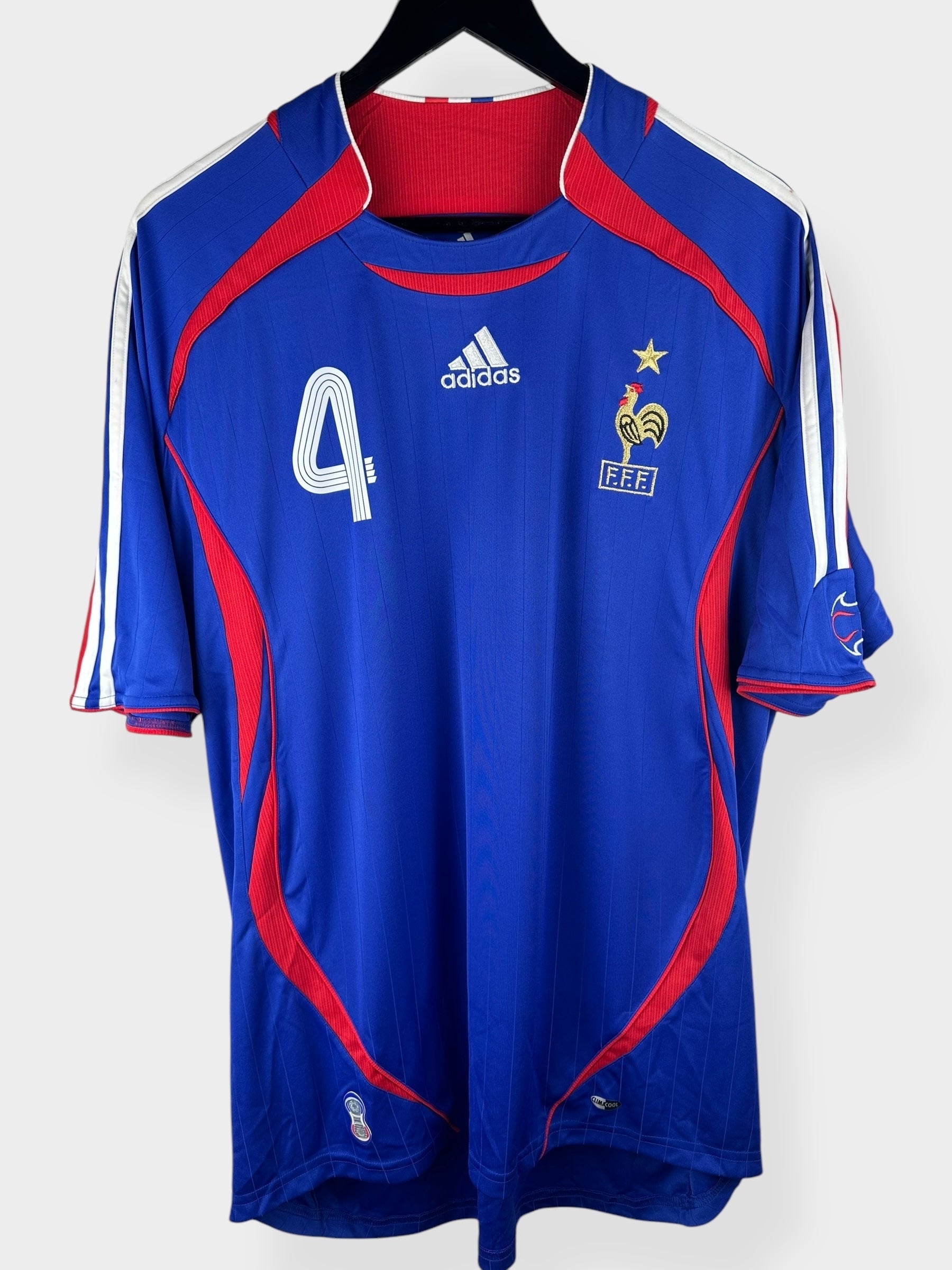 2006-07 FRANCE HOME SHIRT VIEIRA #4 XL