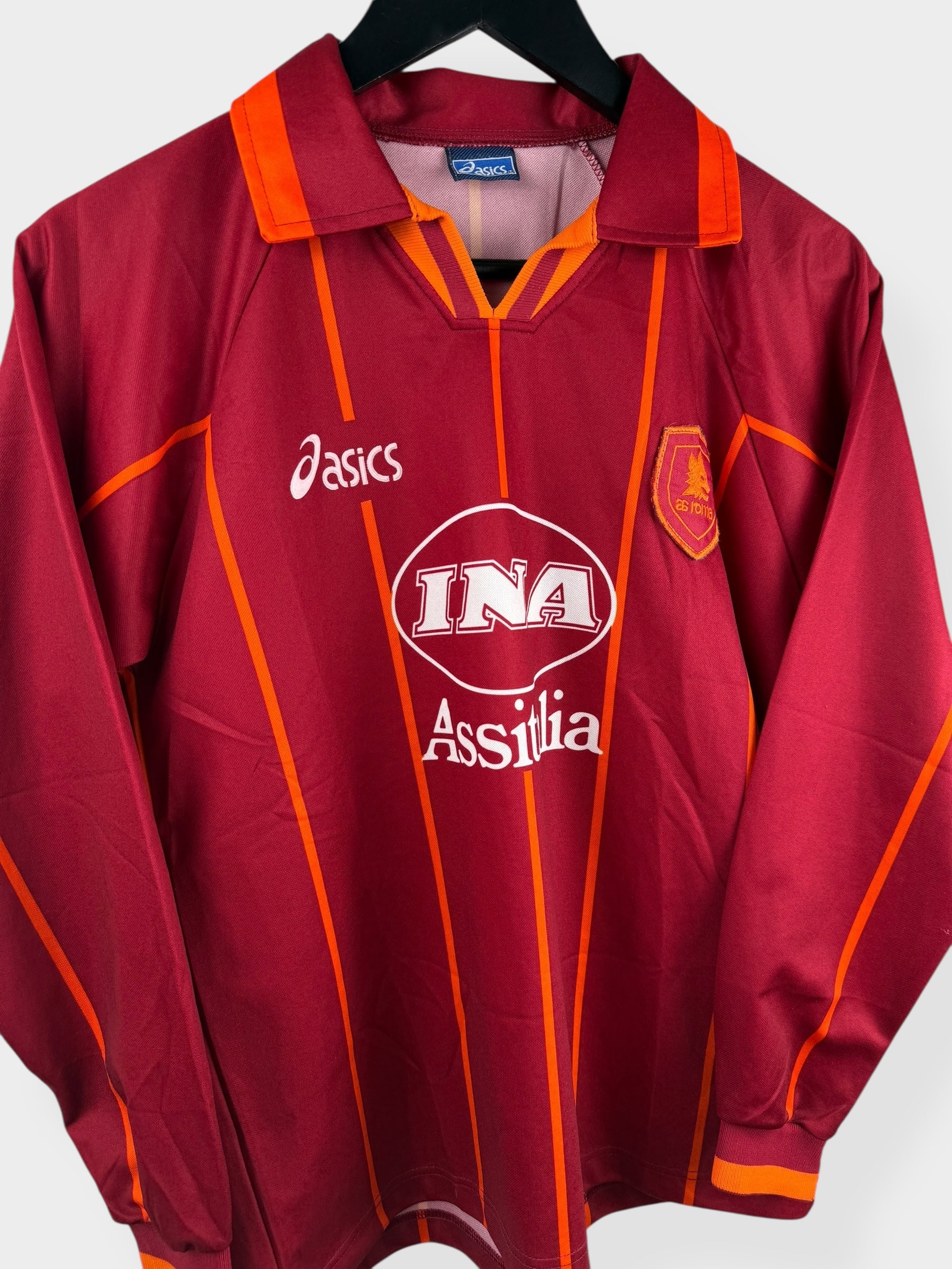 1996-97 AS ROMA HOME SHIRT LS S - Authentic Football Club